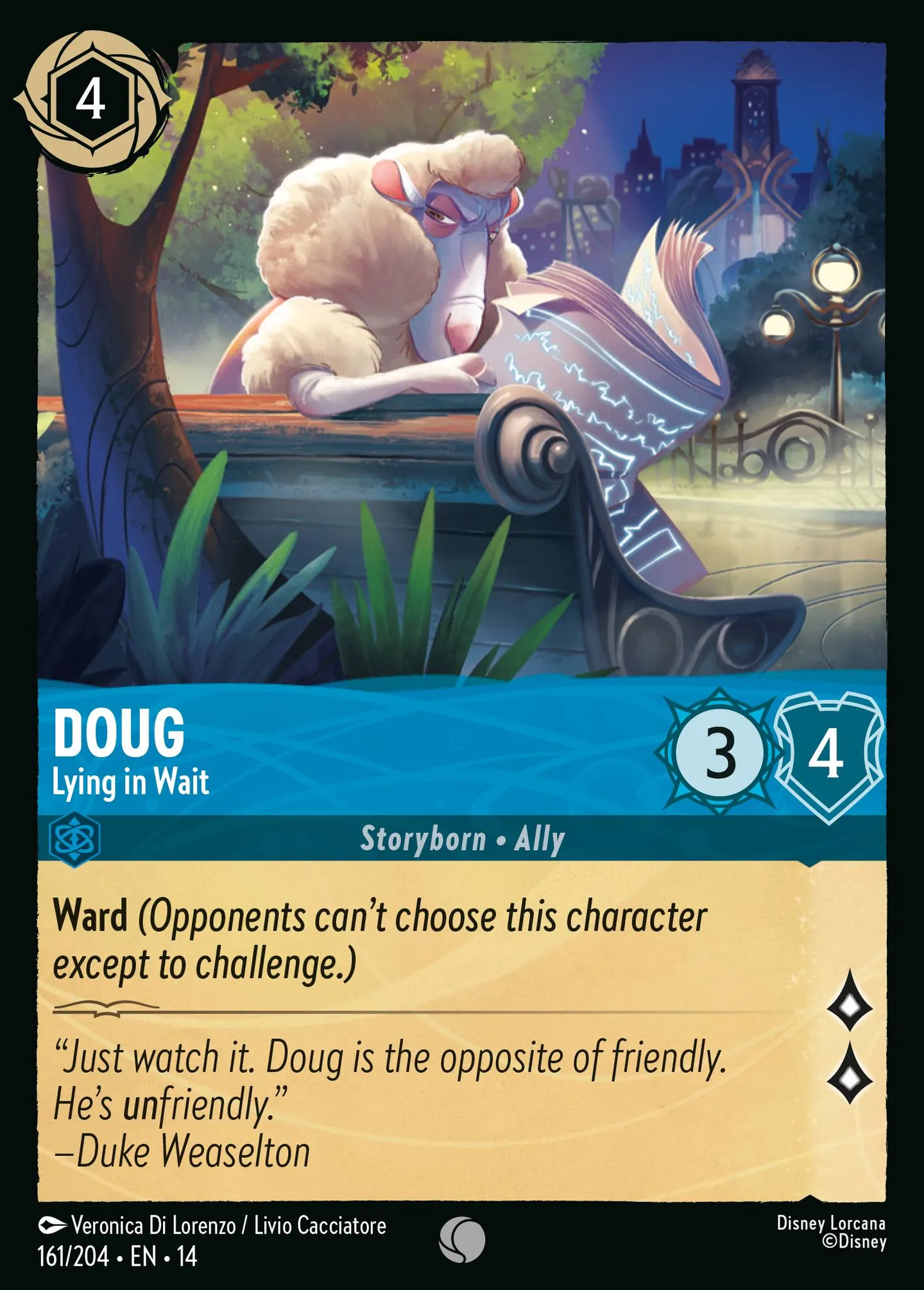 Doug - Lying in Wait — Hyperia City — Lorcana