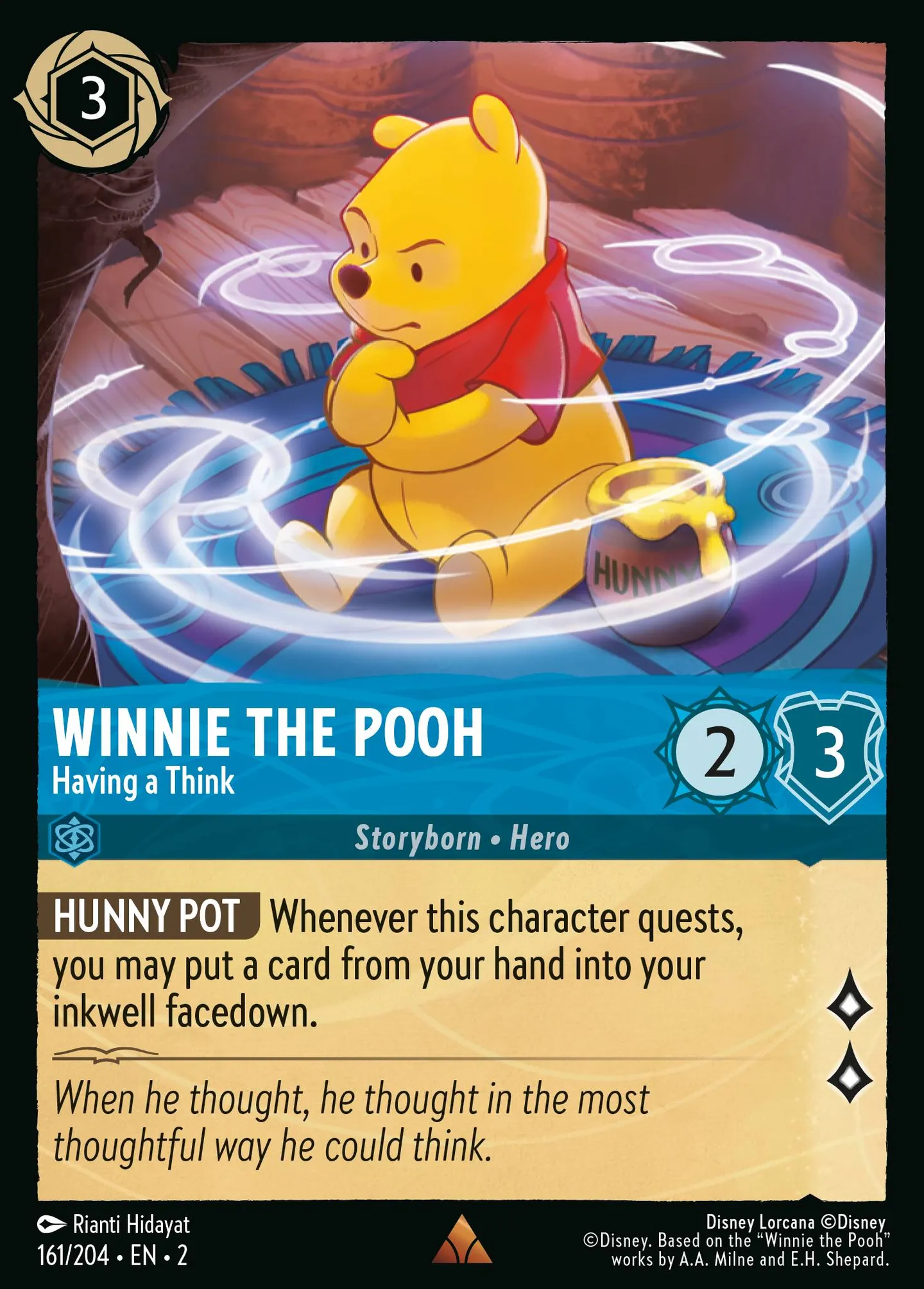 Winnie l'ourson - Pense pense pense — Rise of the Floodborn — Lorcana