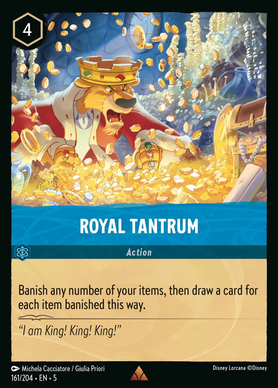Royal Tantrum from Shimmering Skies - Lorcana