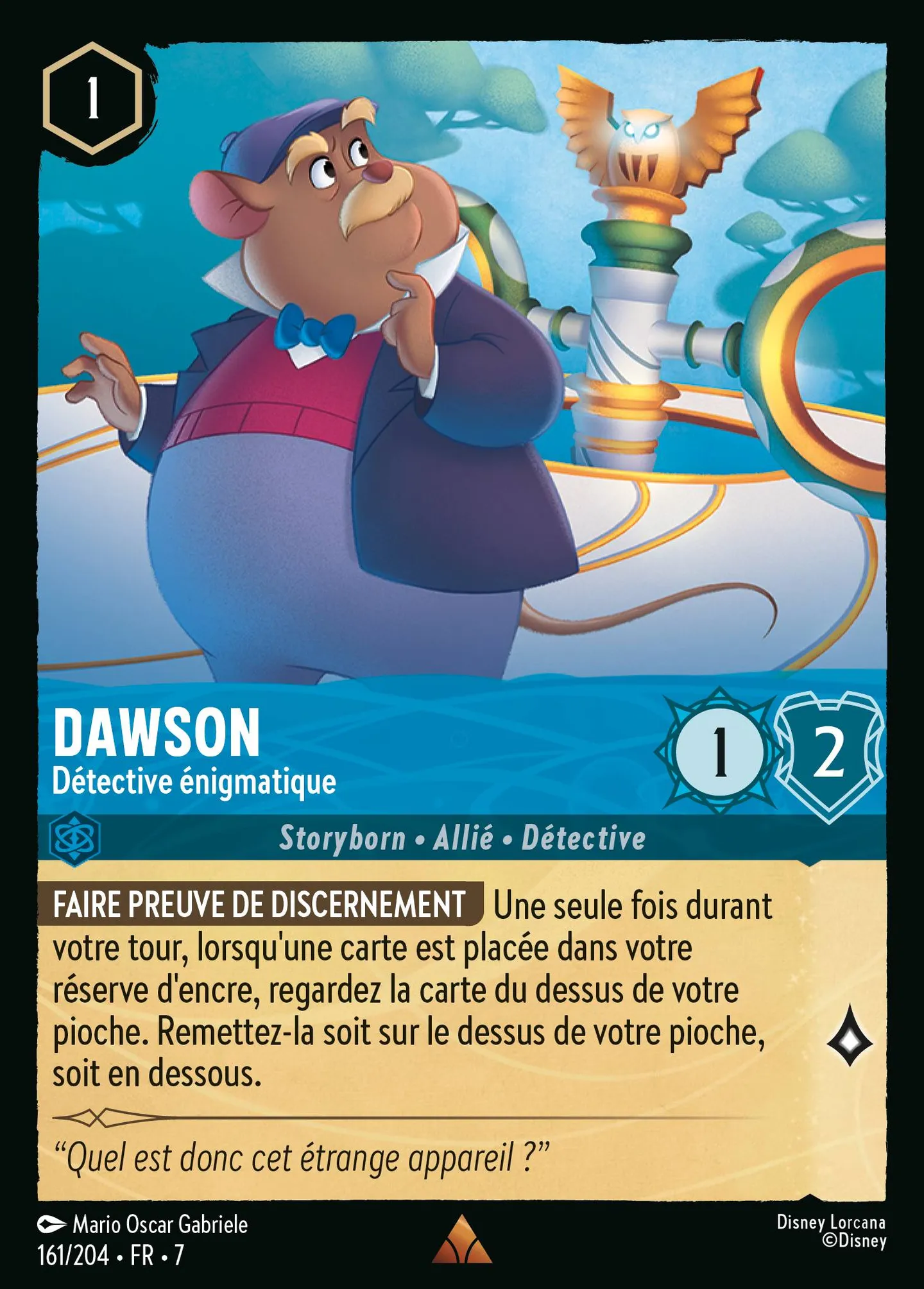 Dawson - Détective énigmatique — Archazia's Island — Lorcana