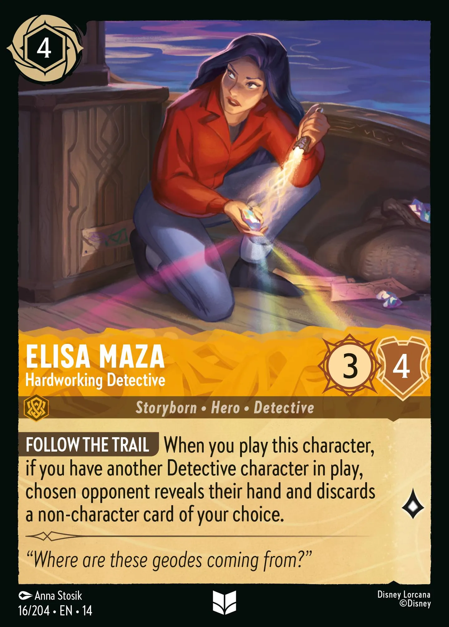 Elisa Maza - Hardworking Detective — Hyperia City — Lorcana