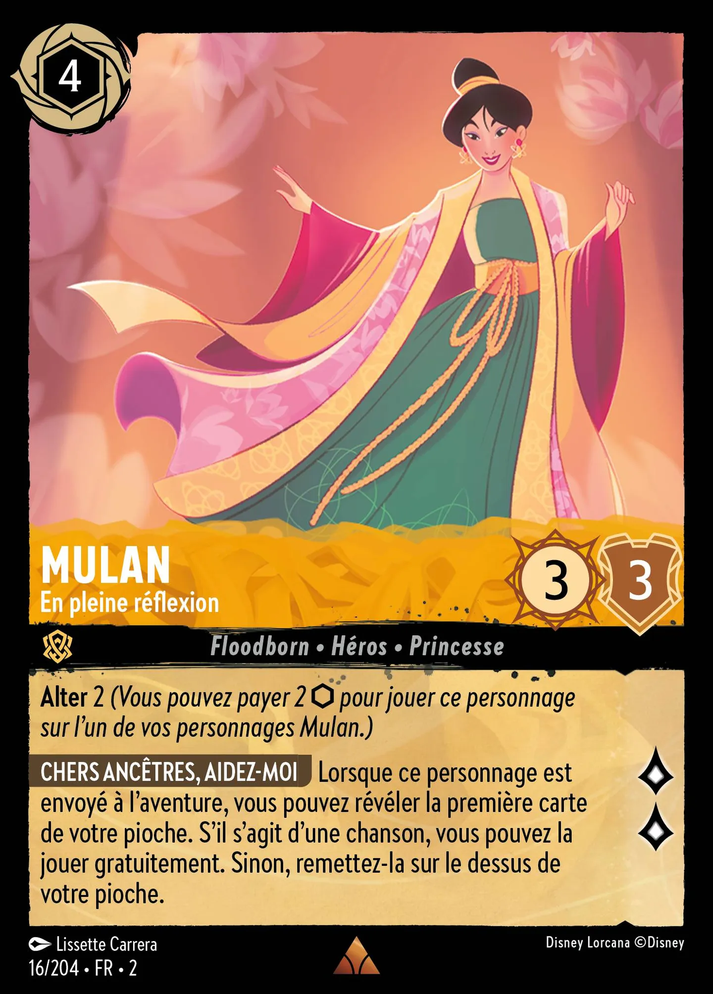 Mulan - En pleine réflexion — Rise of the Floodborn — Lorcana