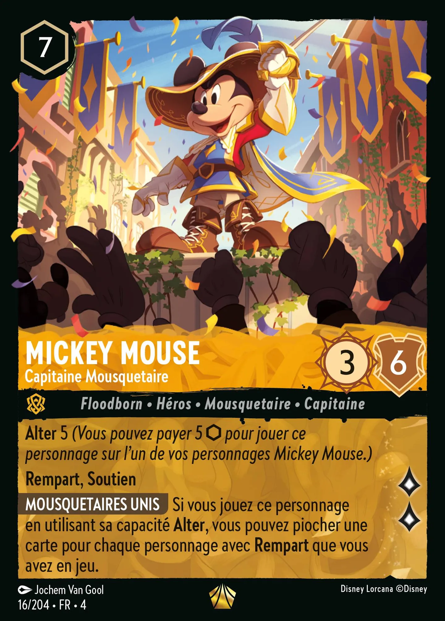 Mickey Mouse - Capitaine Mousquetaire — Ursula's Return — Lorcana