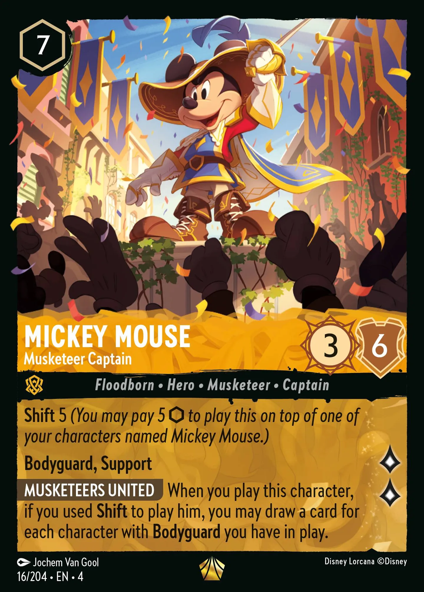 Mickey Mouse - Musketeer Captain — Ursula's Return — Lorcana