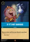 Product image for If It's Not Baroque