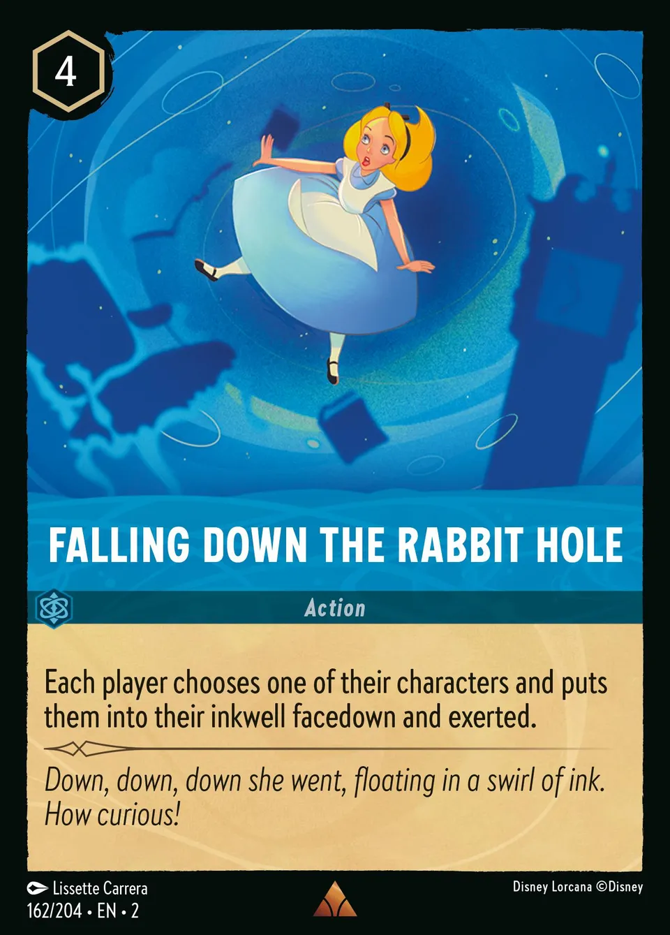 Falling Down the Rabbit Hole from Rise of the Floodborn - Lorcana