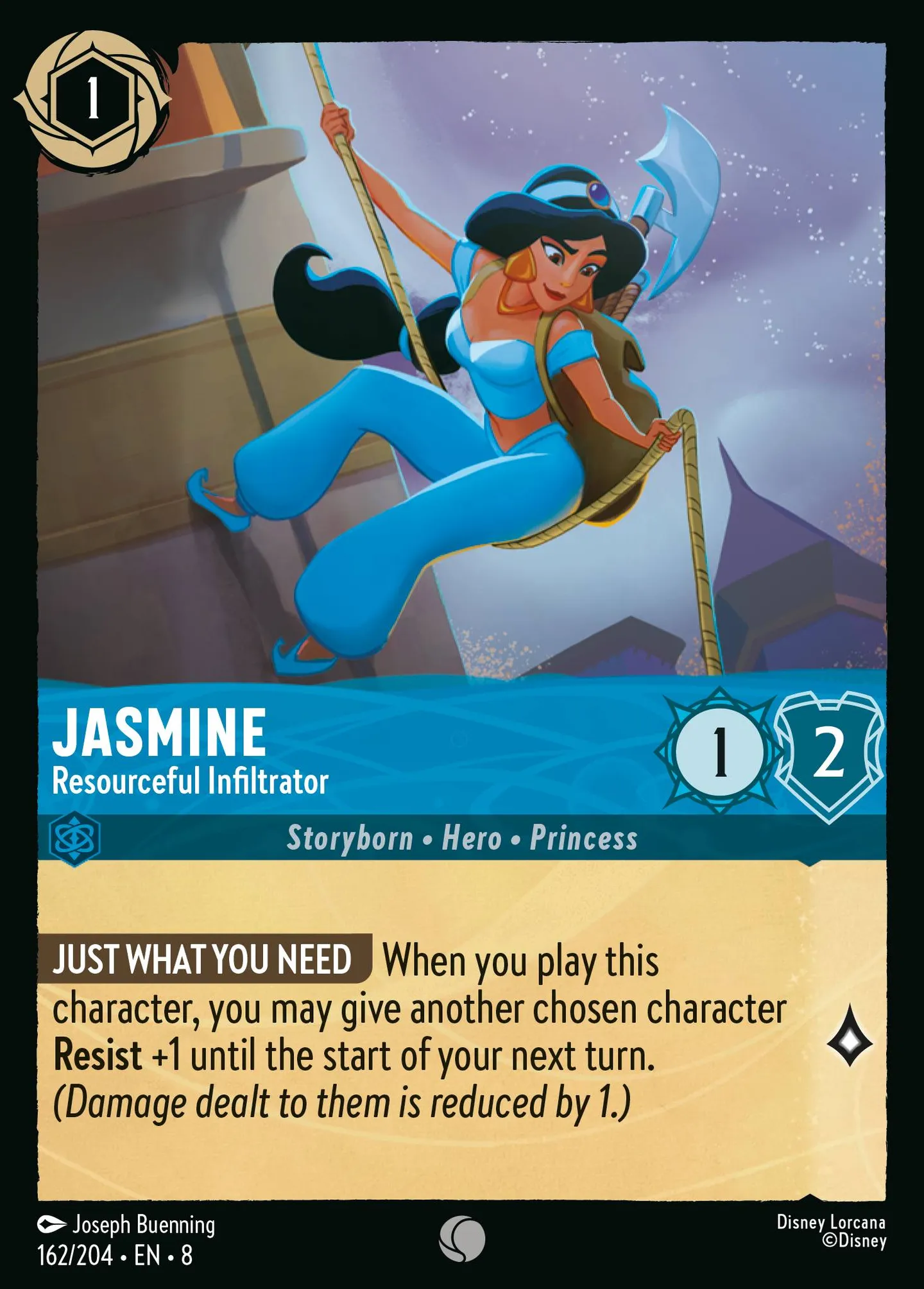 Jasmine - Resourceful Infiltrator — The Reign of Jafar — Lorcana