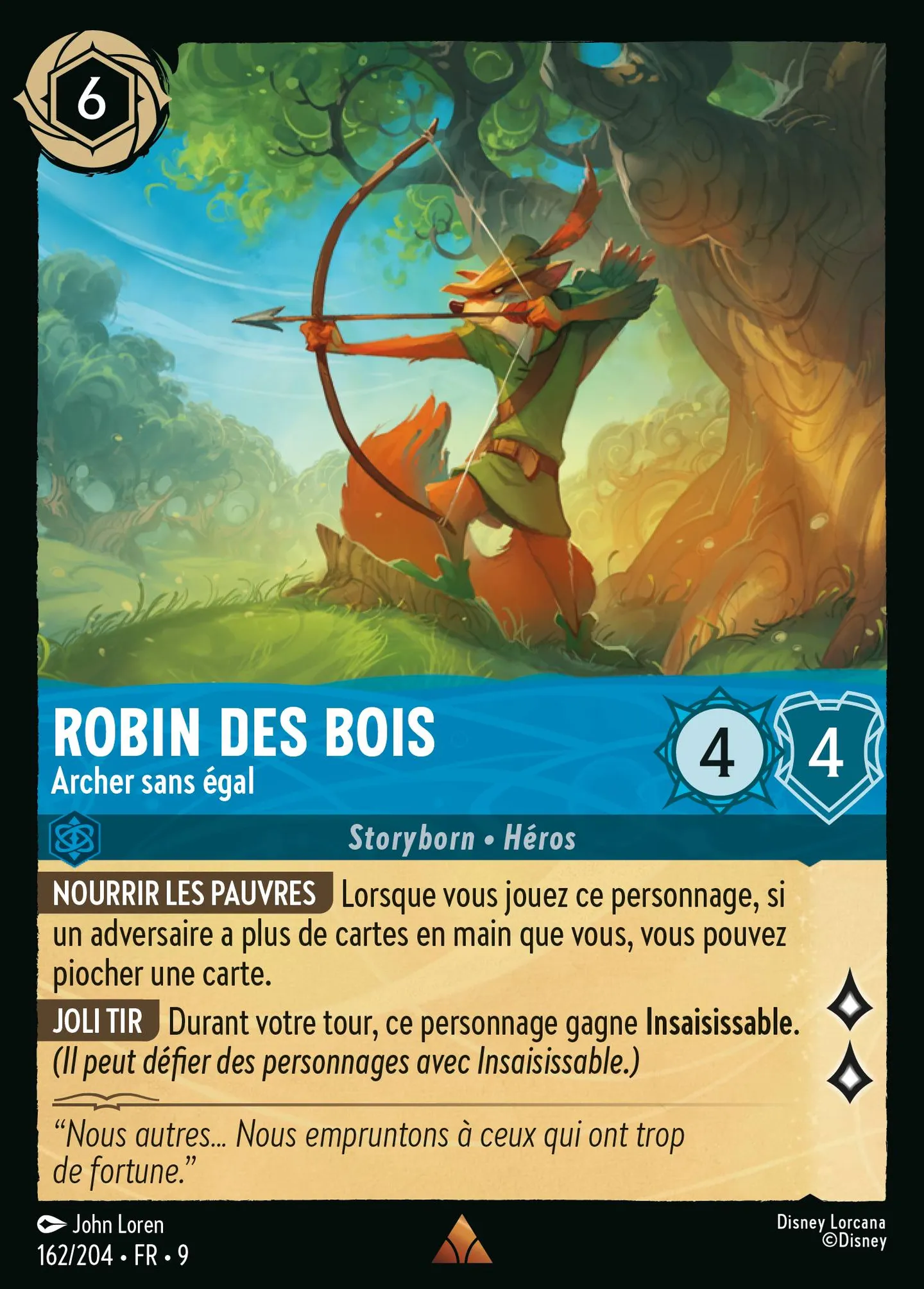 Robin des Bois - Archer sans égal — Fabled — Lorcana