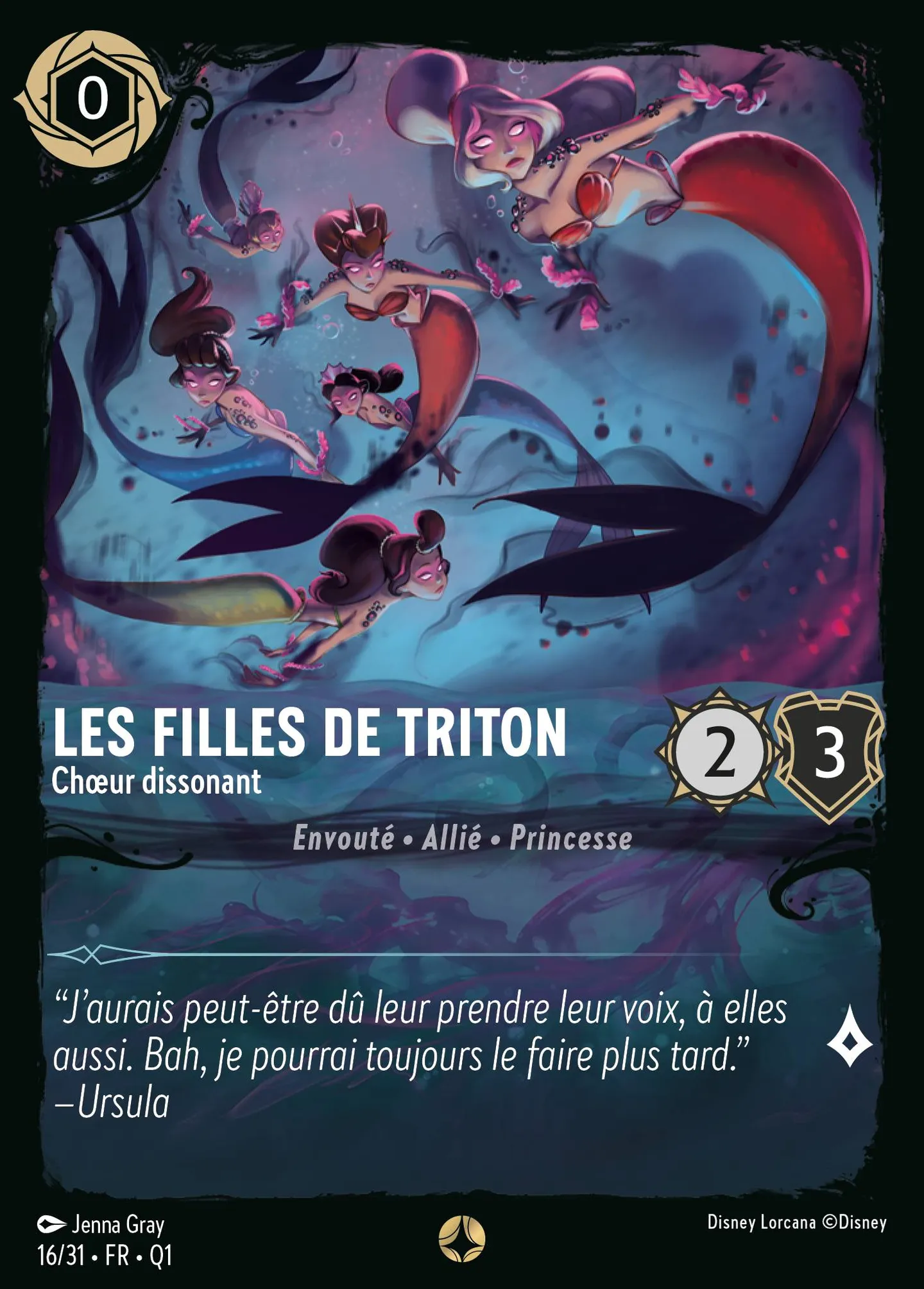 Les Filles de Triton - Choeur dissonant — Illumineer's Quest: Deep Trouble — Lorcana