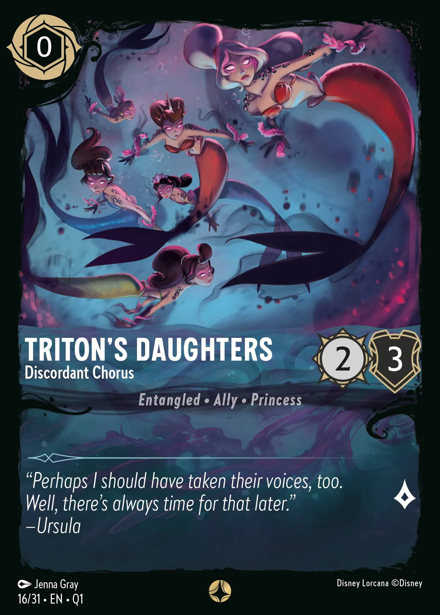 Triton's Daughters - Discordant Chorus — Illumineer's Quest: Deep Trouble — Lorcana
