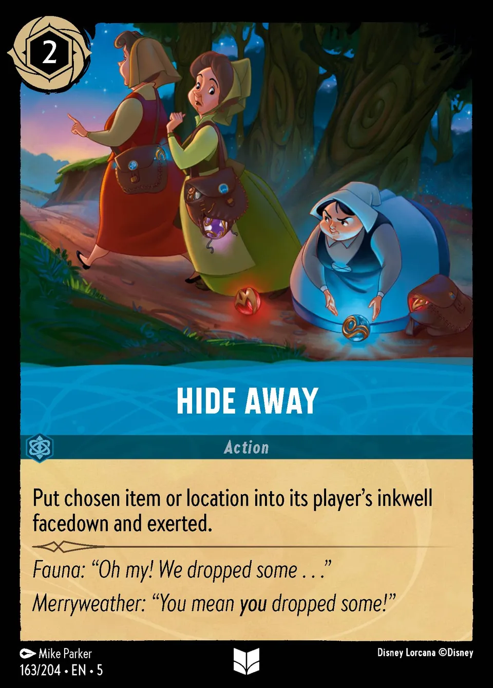 Hide Away from Shimmering Skies - Lorcana