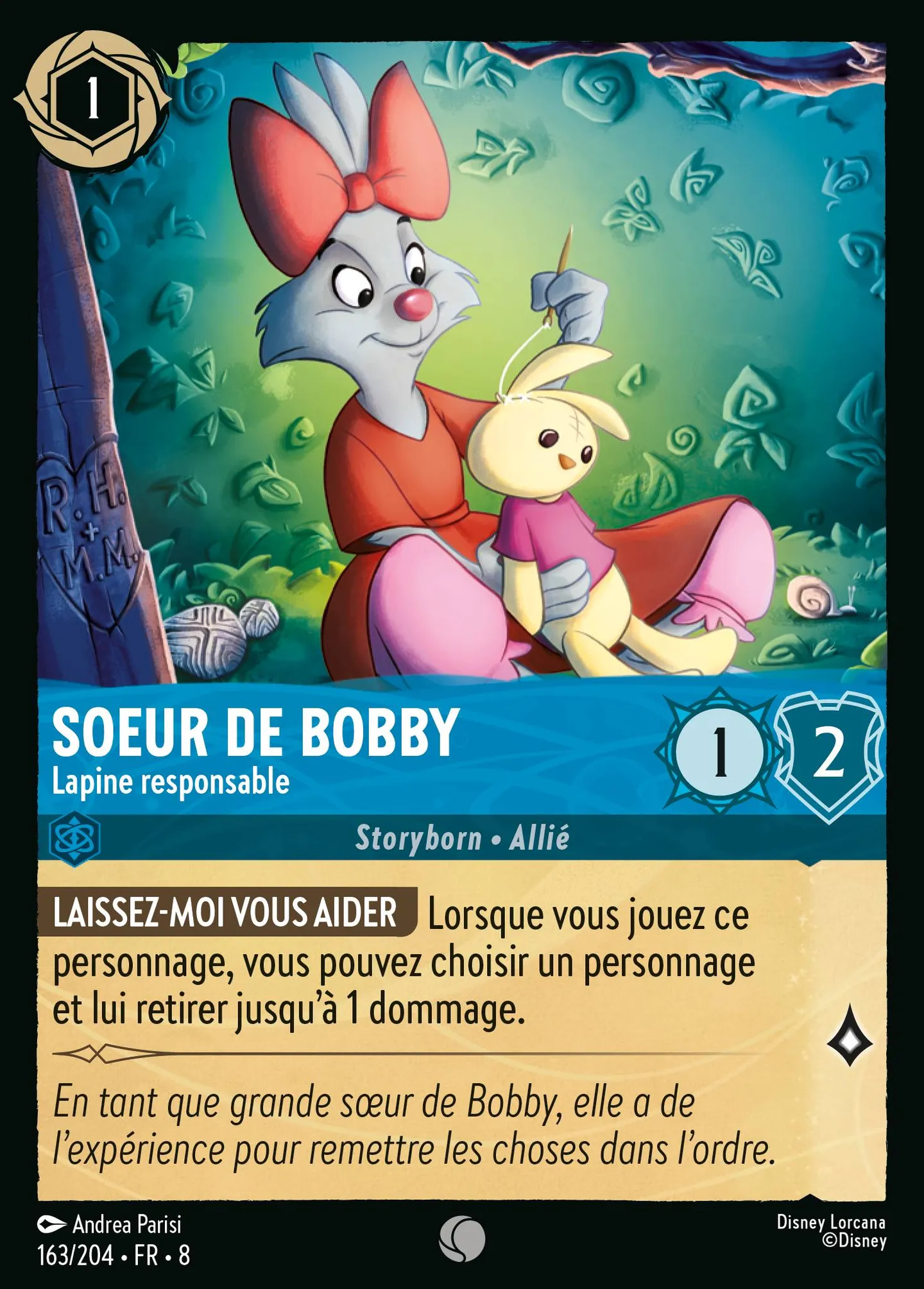 Soeur de Bobby - Lapine responsable — The Reign of Jafar — Lorcana