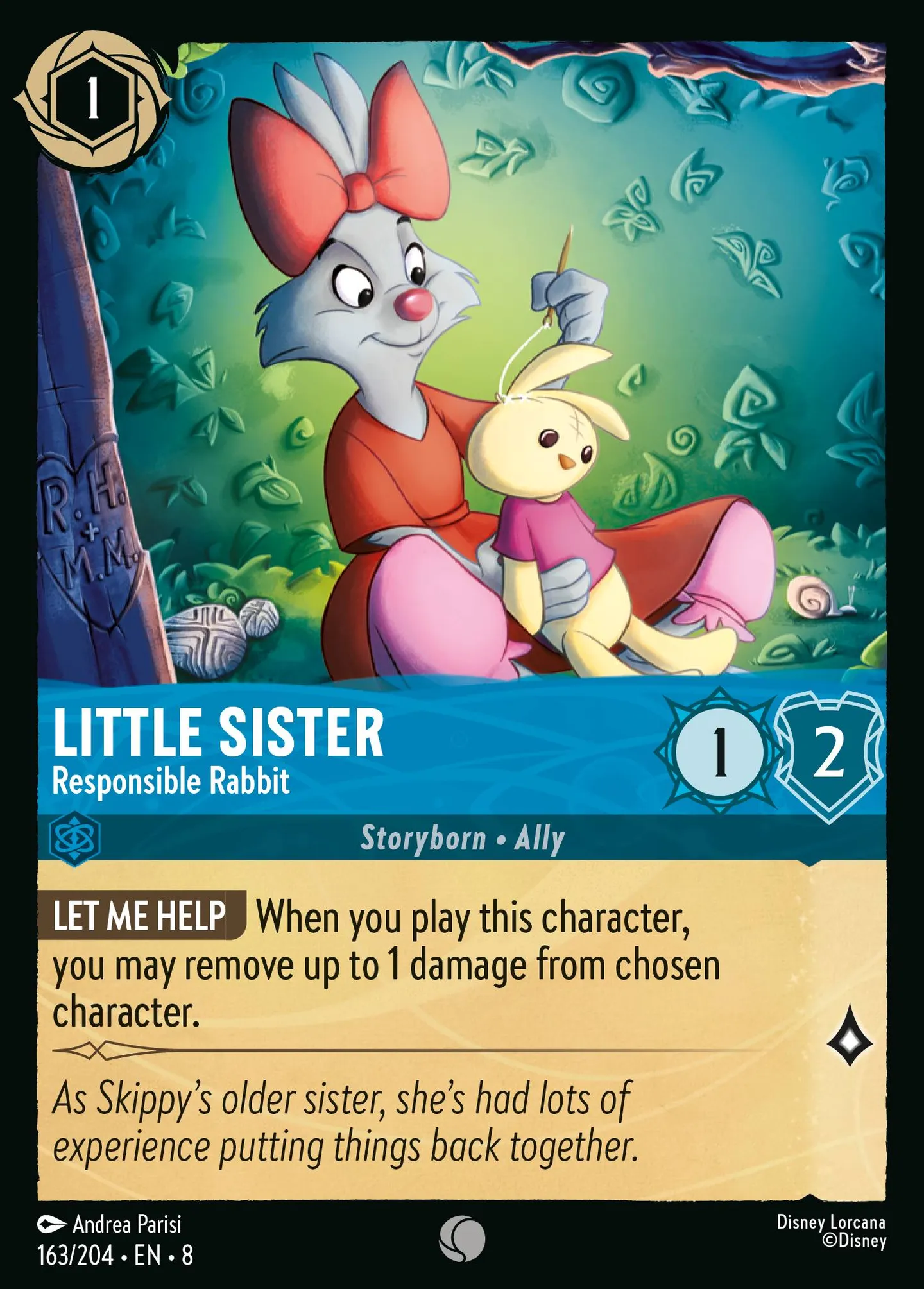 Little Sister - Responsible Rabbit — The Reign of Jafar — Lorcana