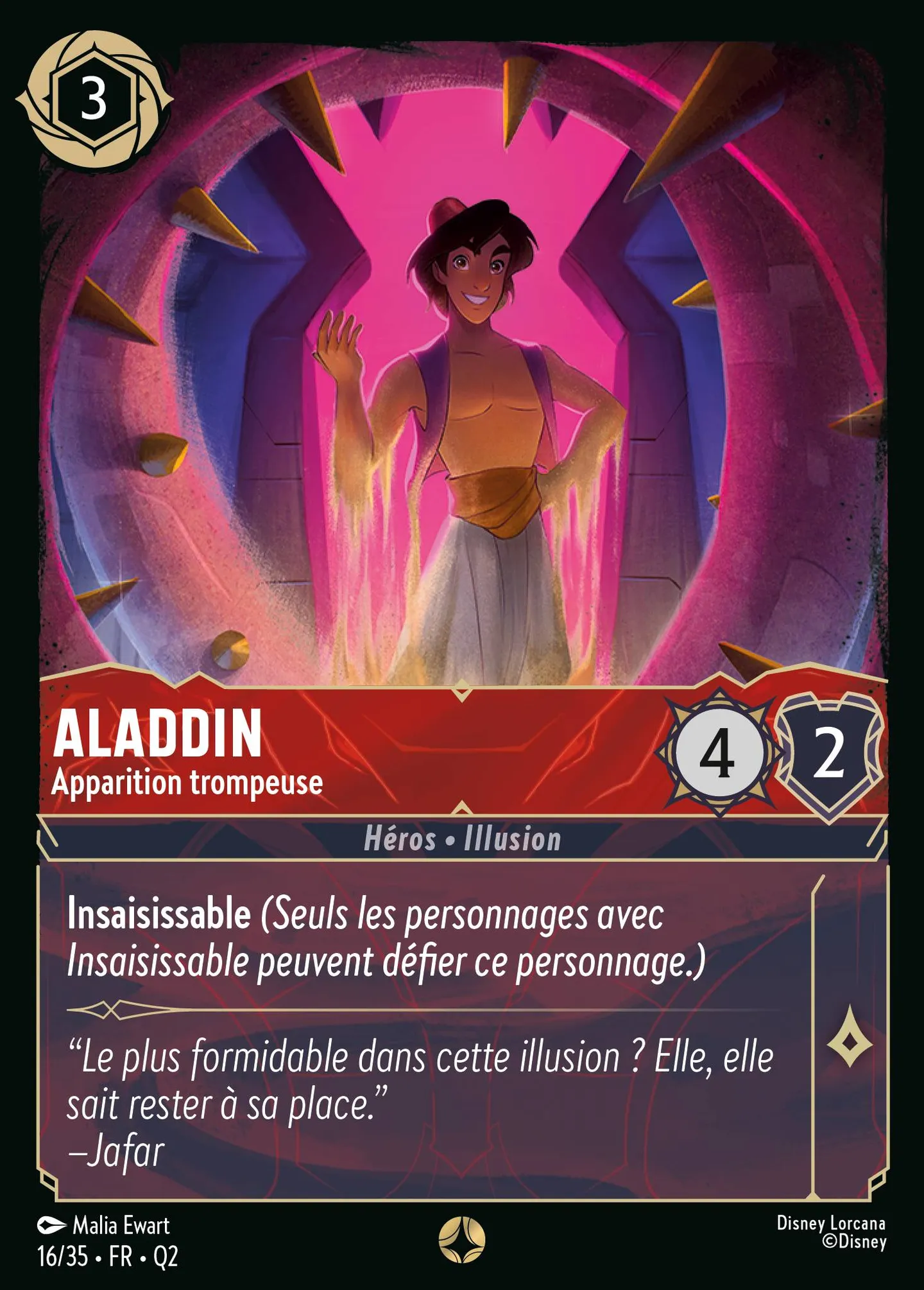 Aladdin - Apparition trompeuse — Illumineer's Quest: Palace Heist — Lorcana