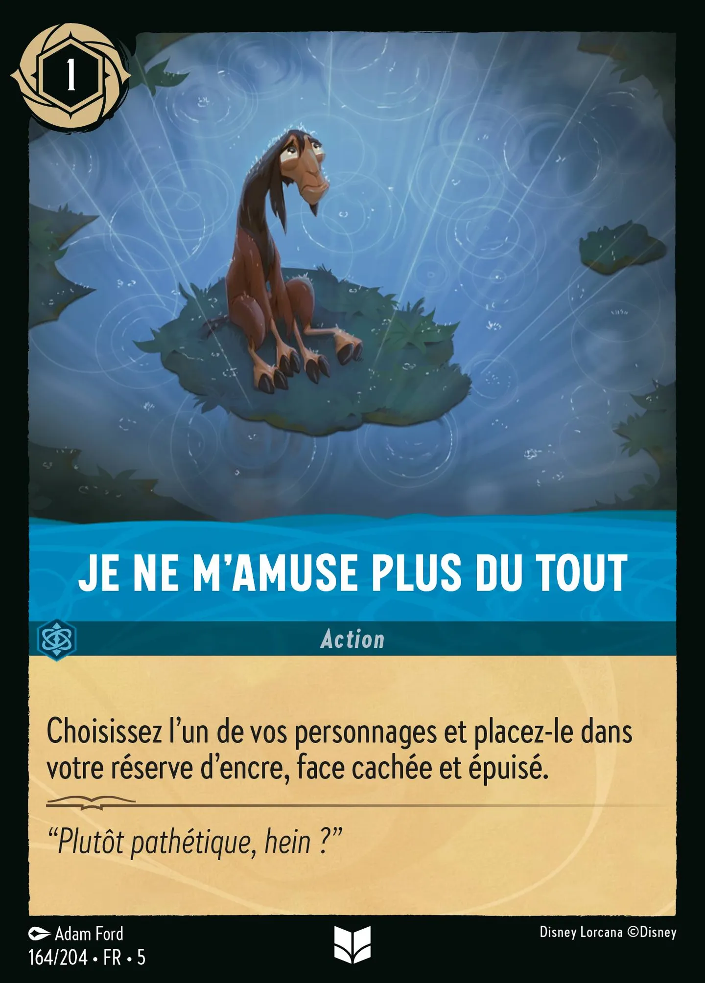 Je ne m'amuse plus du tout — Shimmering Skies — Lorcana