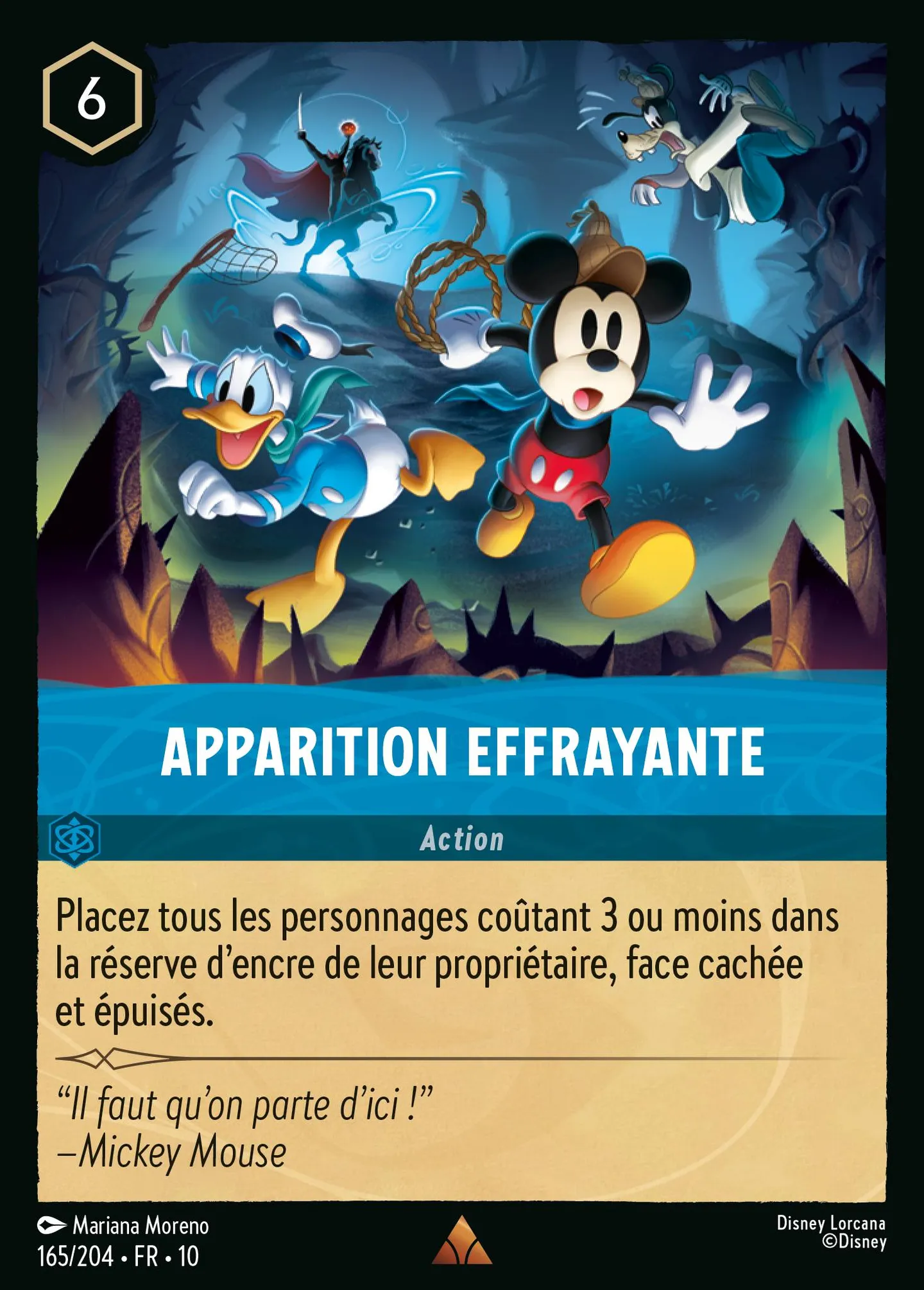 Apparition effrayante — Whispers in the Well — Lorcana