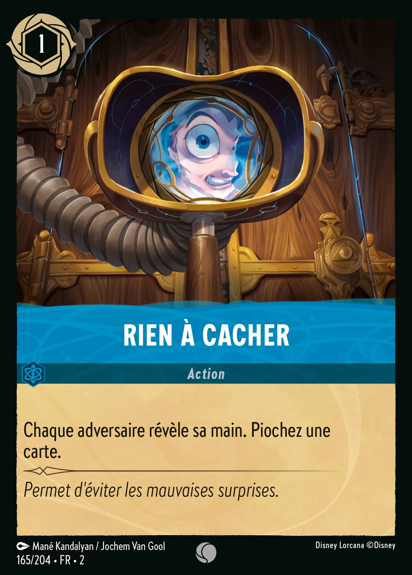 Rien à cacher — Rise of the Floodborn — Lorcana