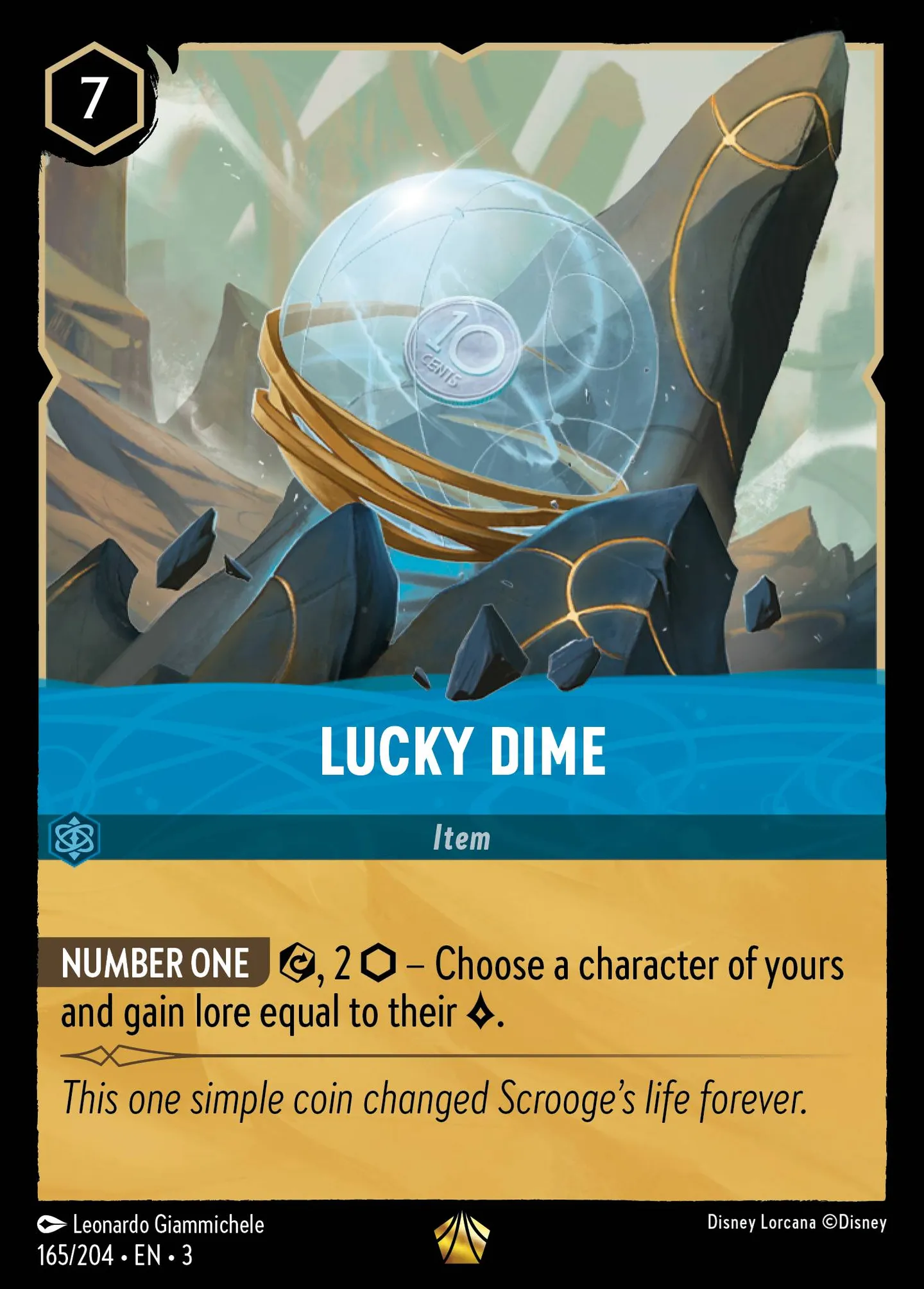 Lucky Dime — Into the Inklands — Lorcana