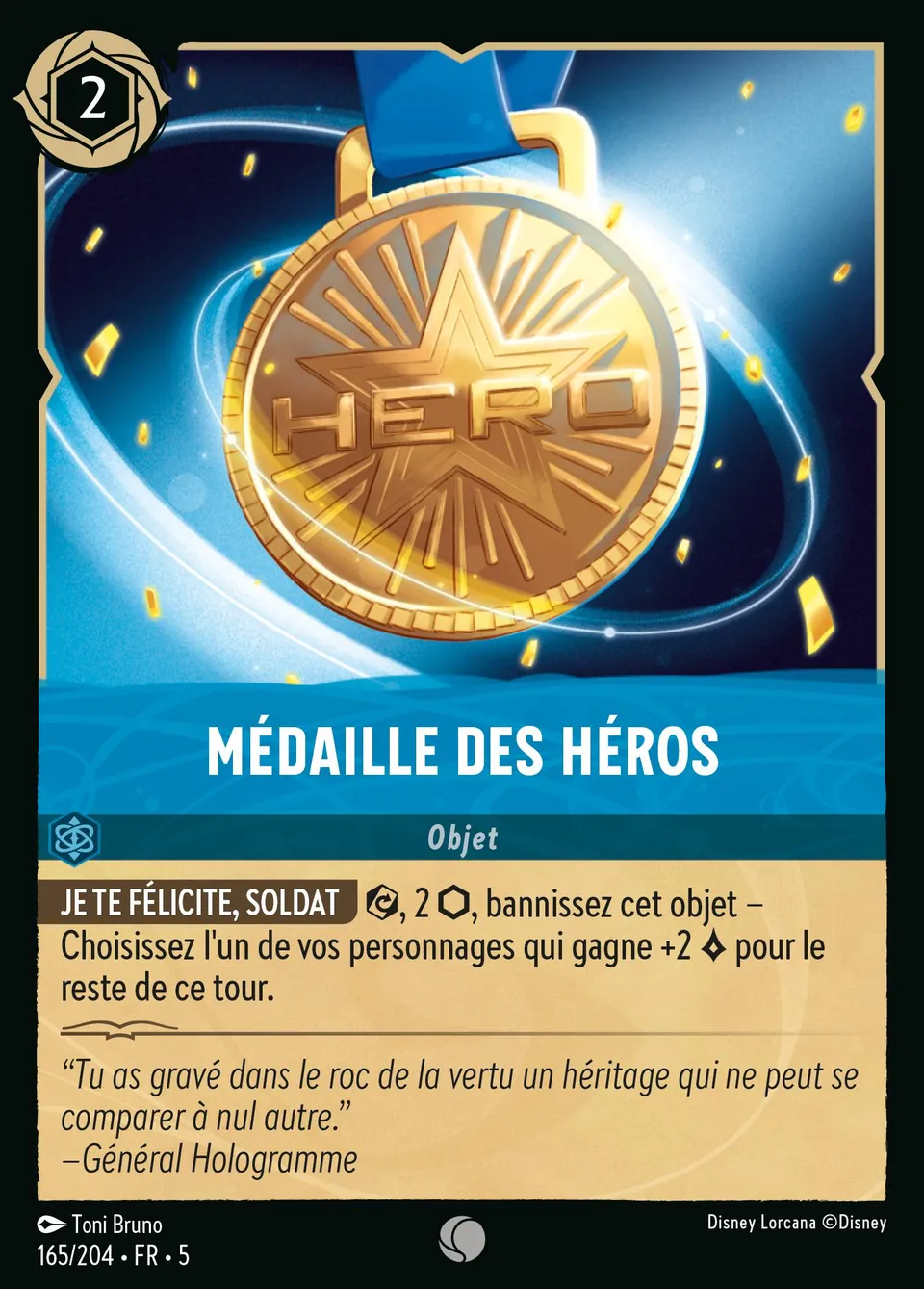 Médaille des Héros from Shimmering Skies - Lorcana
