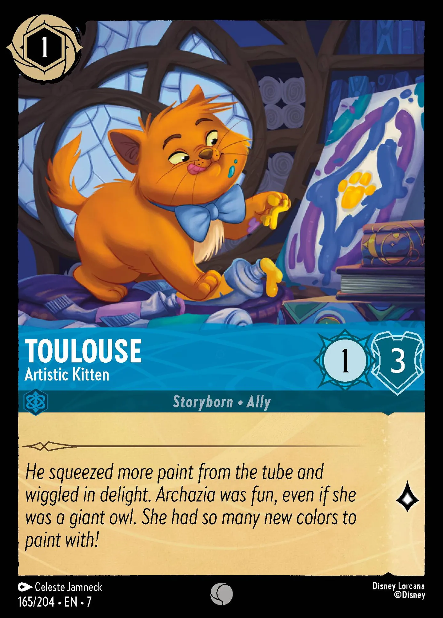 Toulouse - Artistic Kitten — Archazia's Island — Lorcana