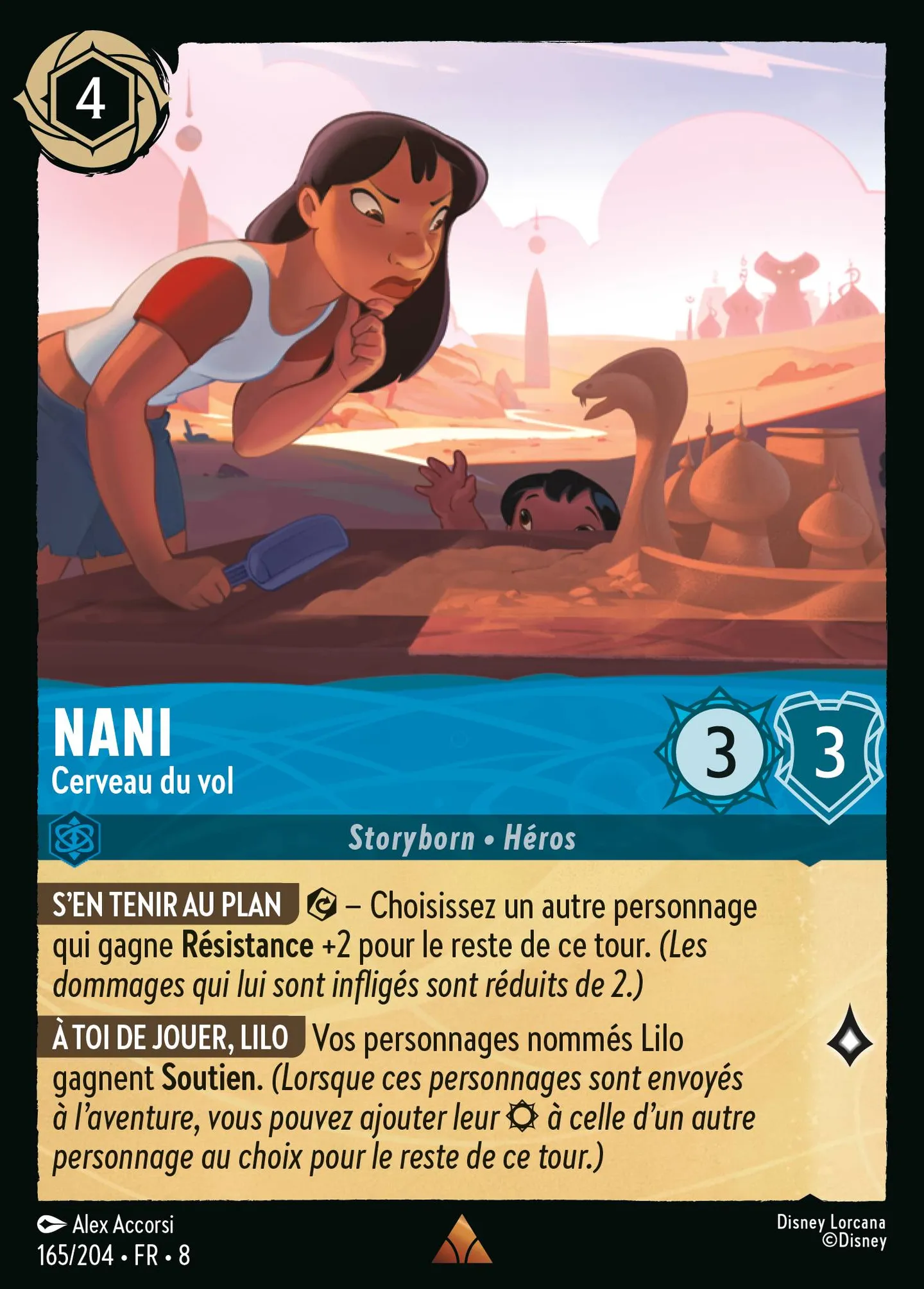 Nani - Cerveau du vol — The Reign of Jafar — Lorcana