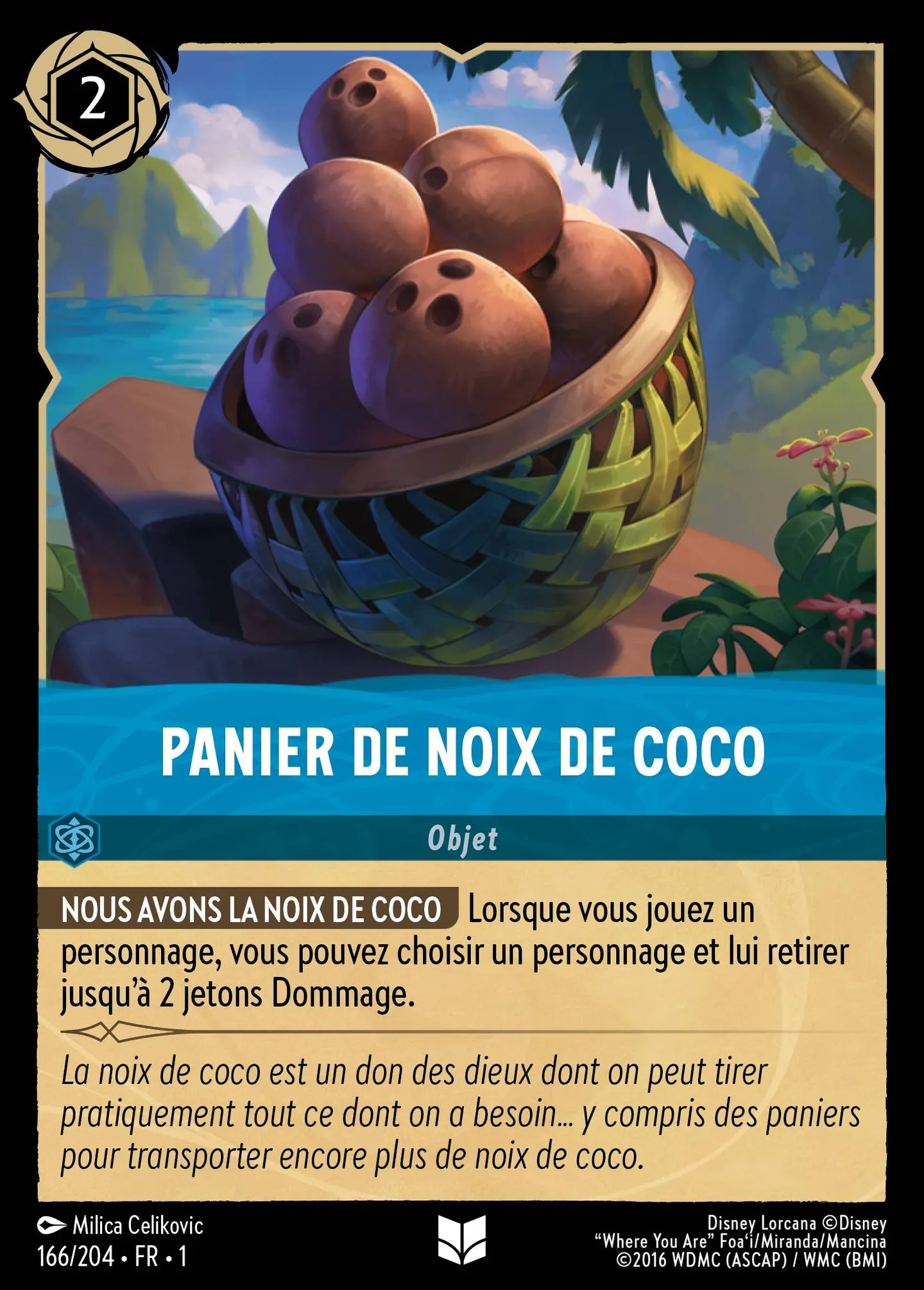 Panier de noix de coco — The First Chapter — Lorcana