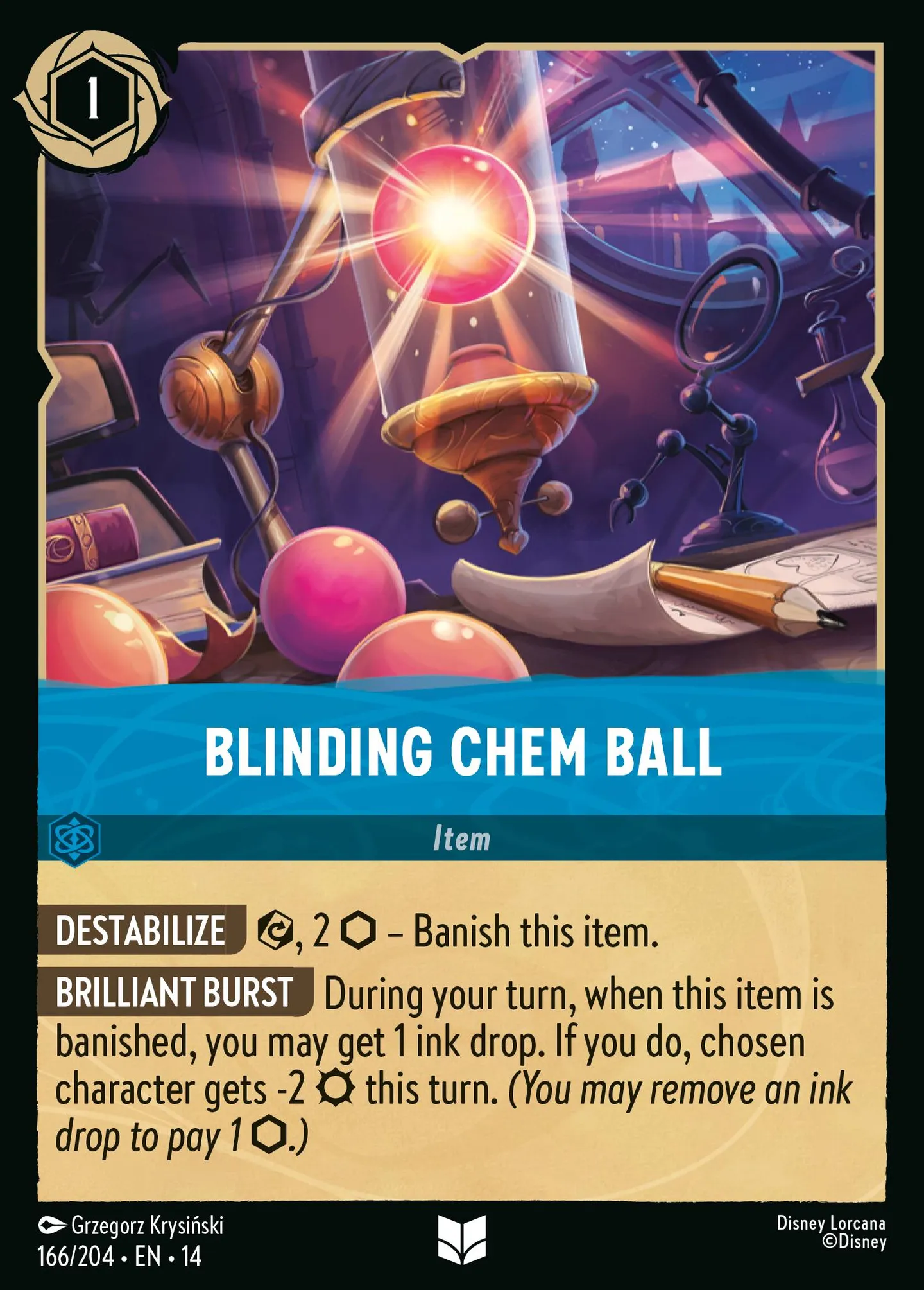 Blinding Chem Ball — Hyperia City — Lorcana