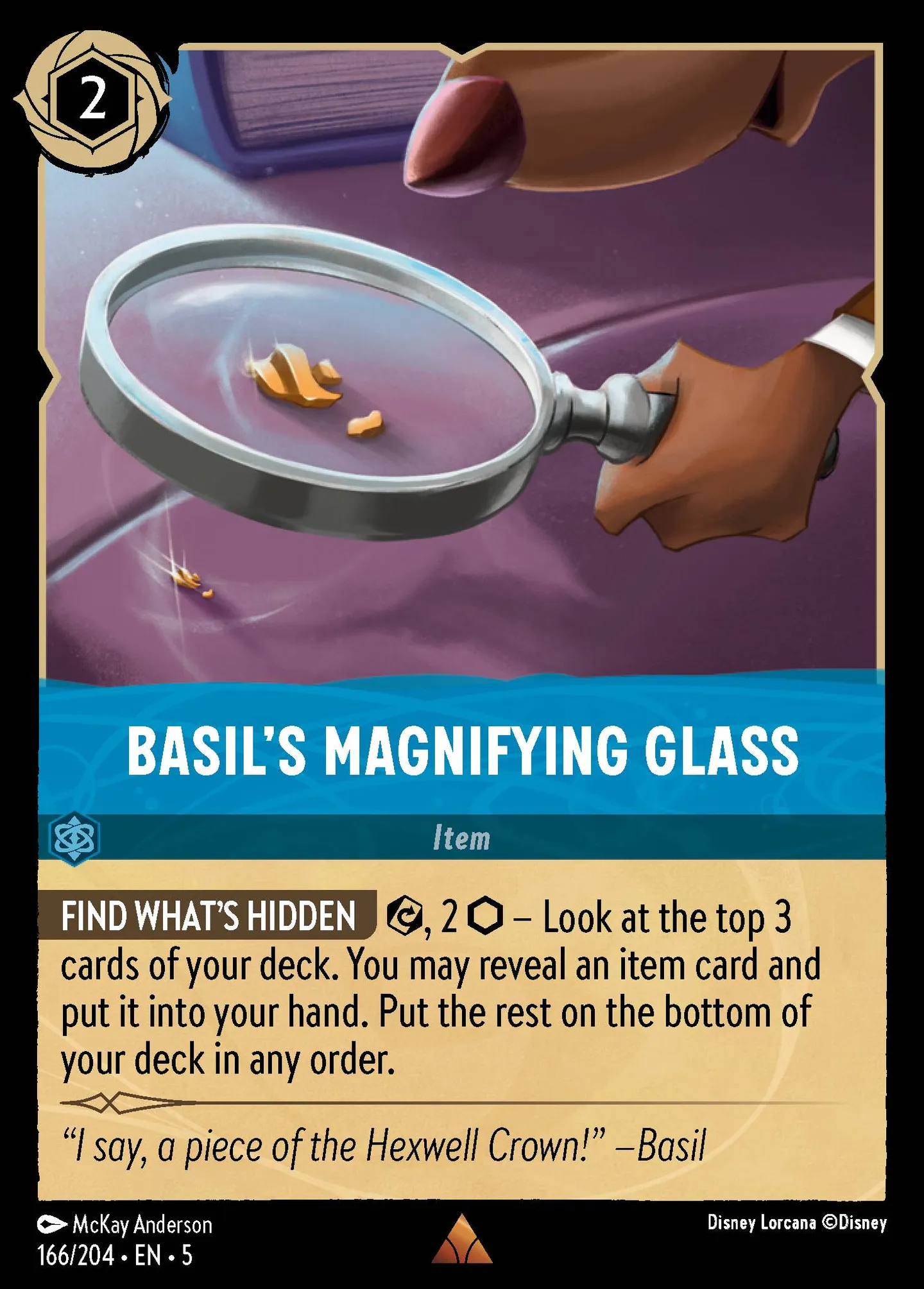 Loupe de Basil — Shimmering Skies — Lorcana