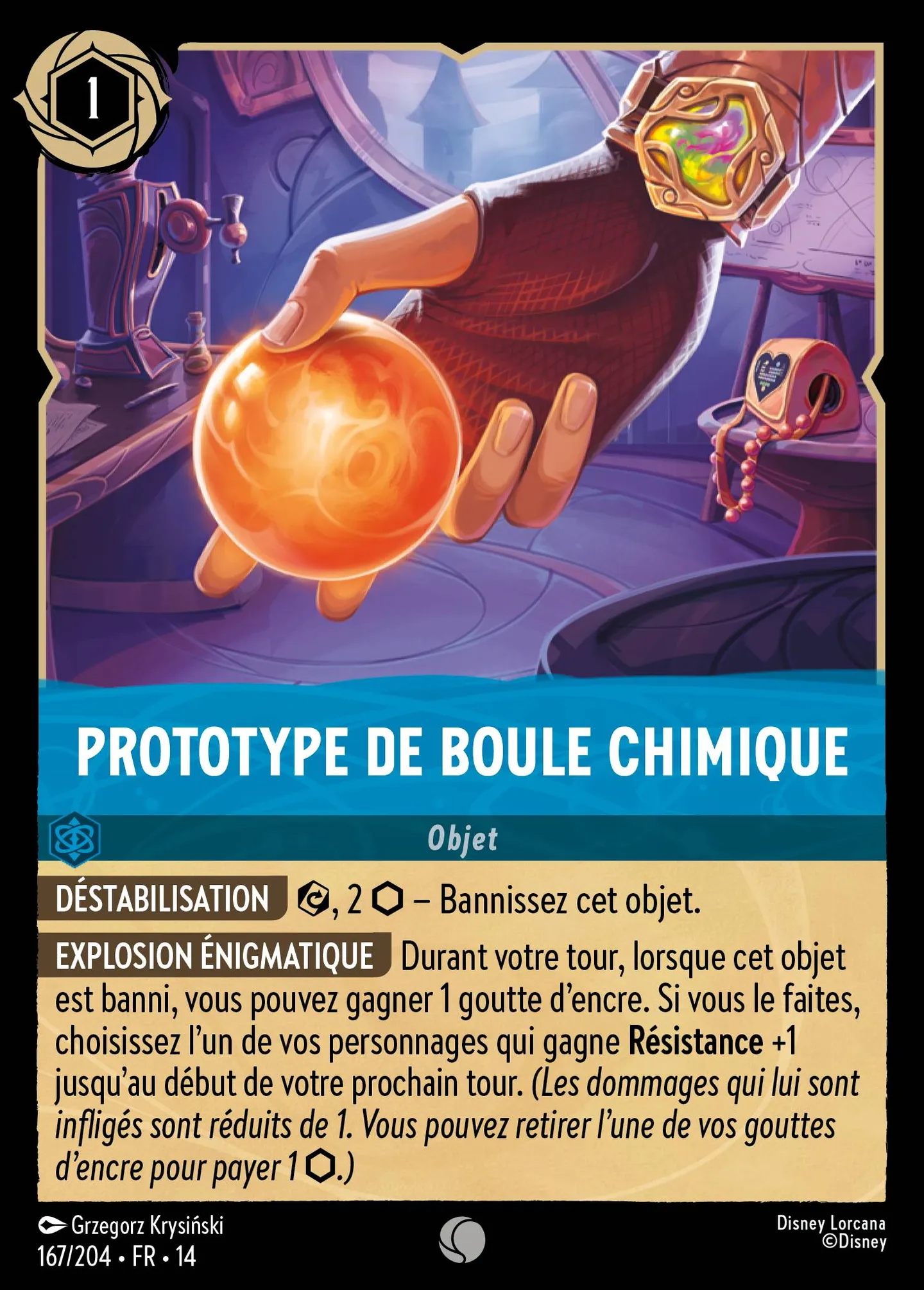 Prototype de boule chimique — Hyperia City — Lorcana