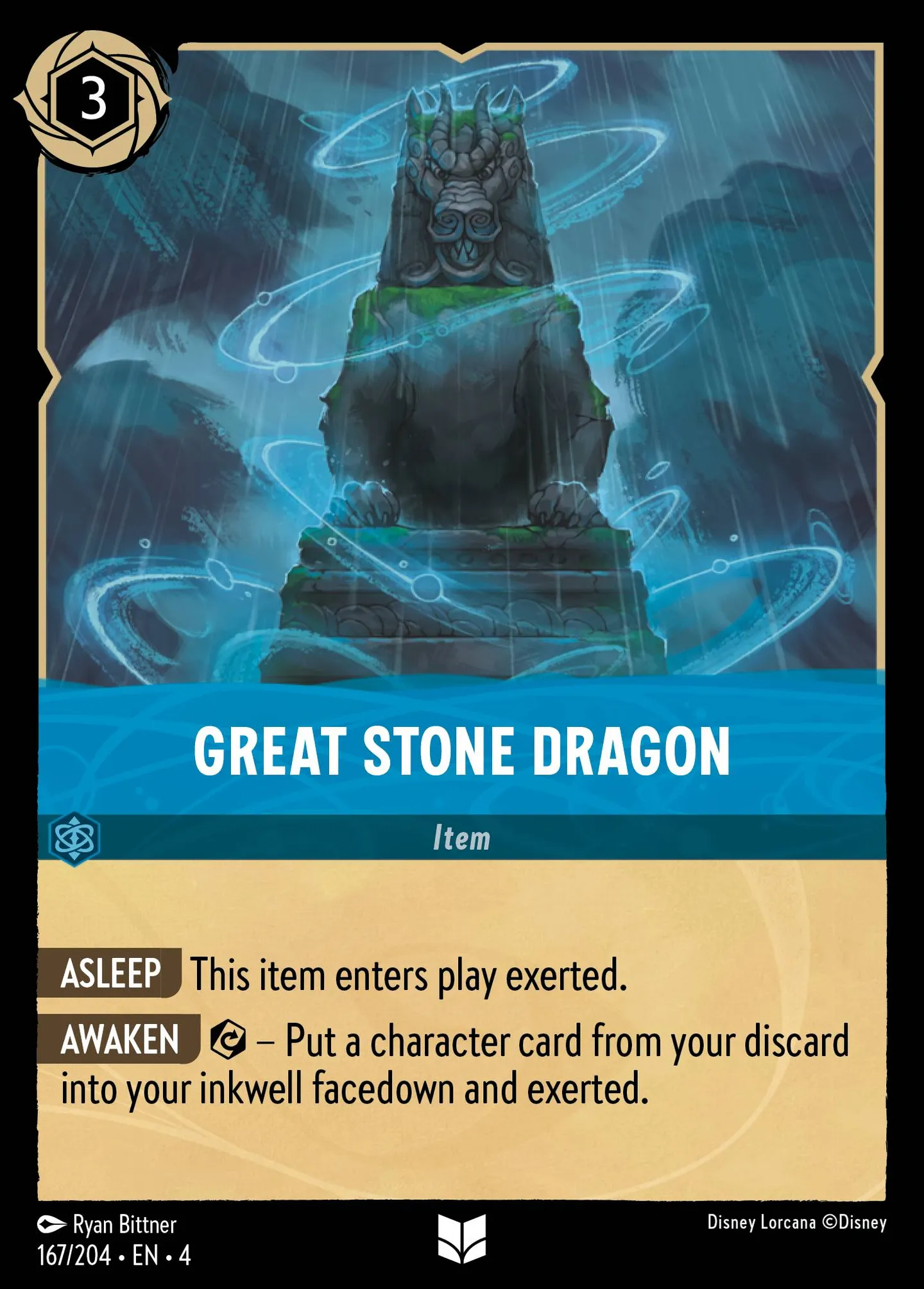 Grand Dragon de Pierre — Ursula's Return — Lorcana
