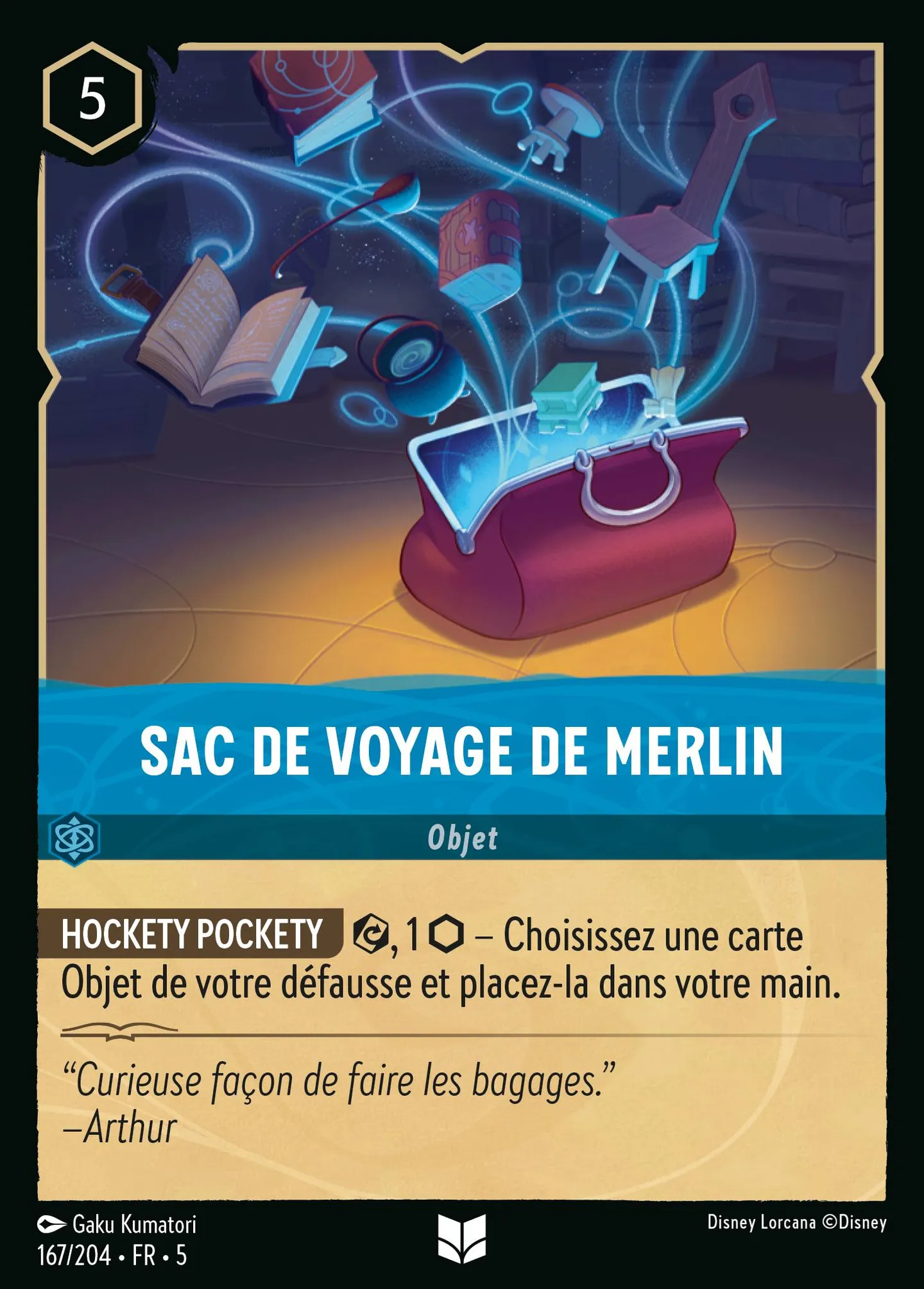 Sac de voyage de Merlin — Shimmering Skies — Lorcana