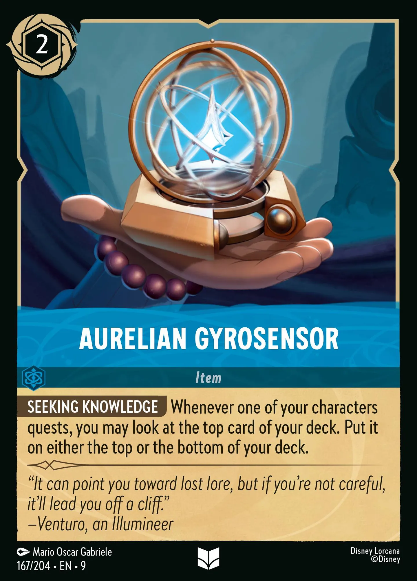 Gyroscope lumineux — Fabled — Lorcana
