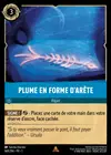 Product image for Plume en forme d'arête