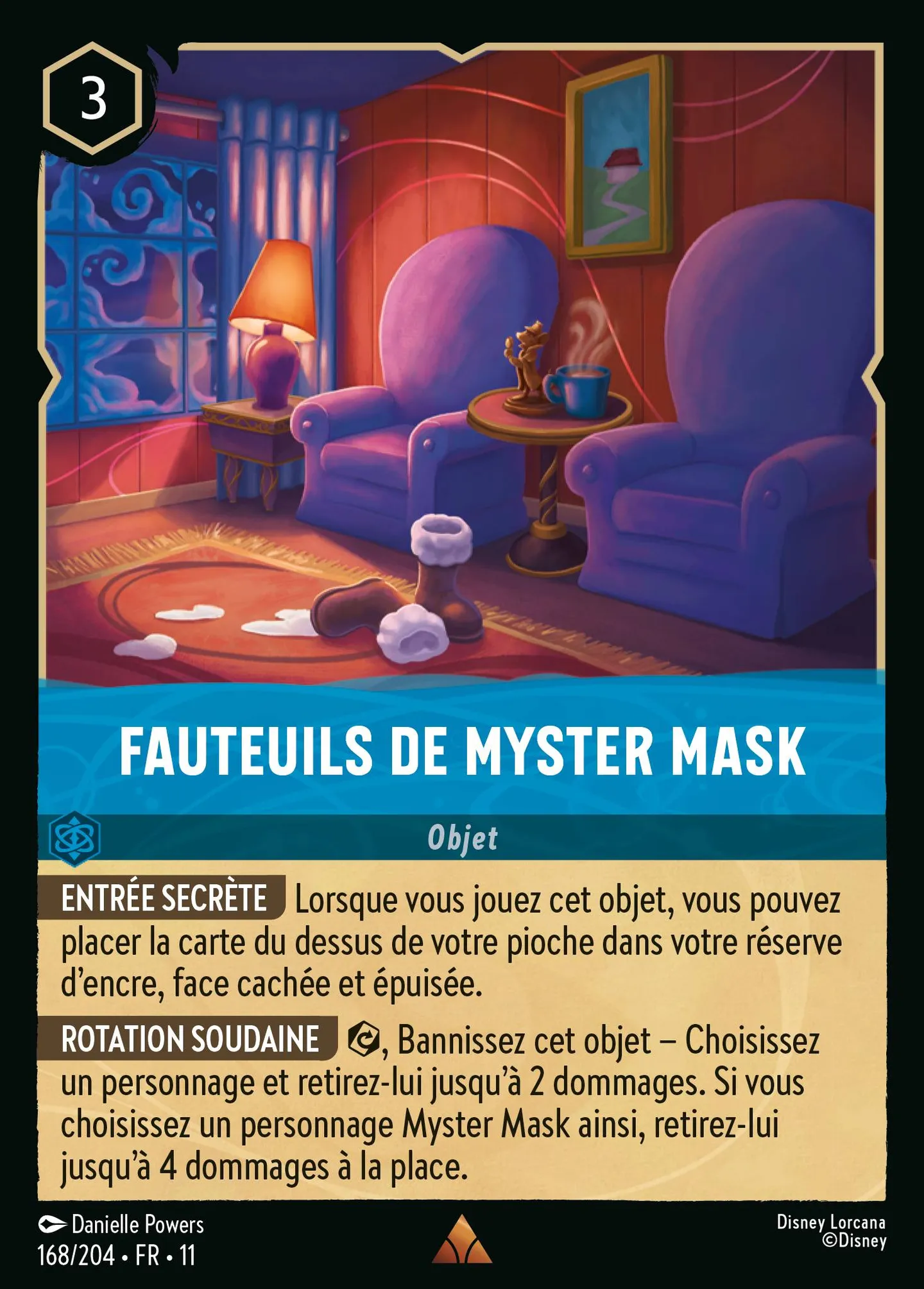Fauteuils de Myster Mask — Winterspell — Lorcana