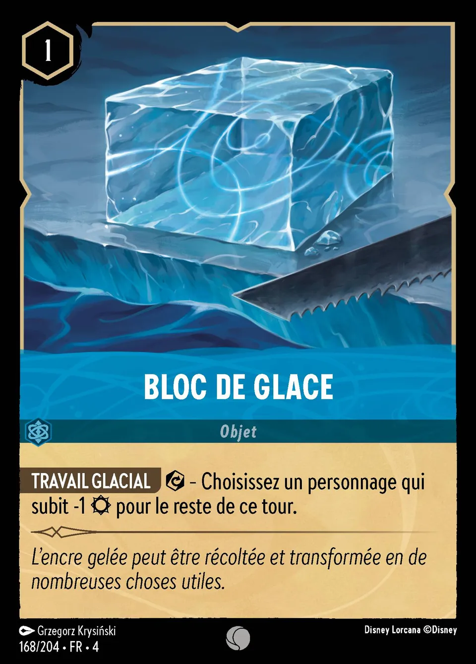 Bloc de Glace from Ursula's Return - Lorcana