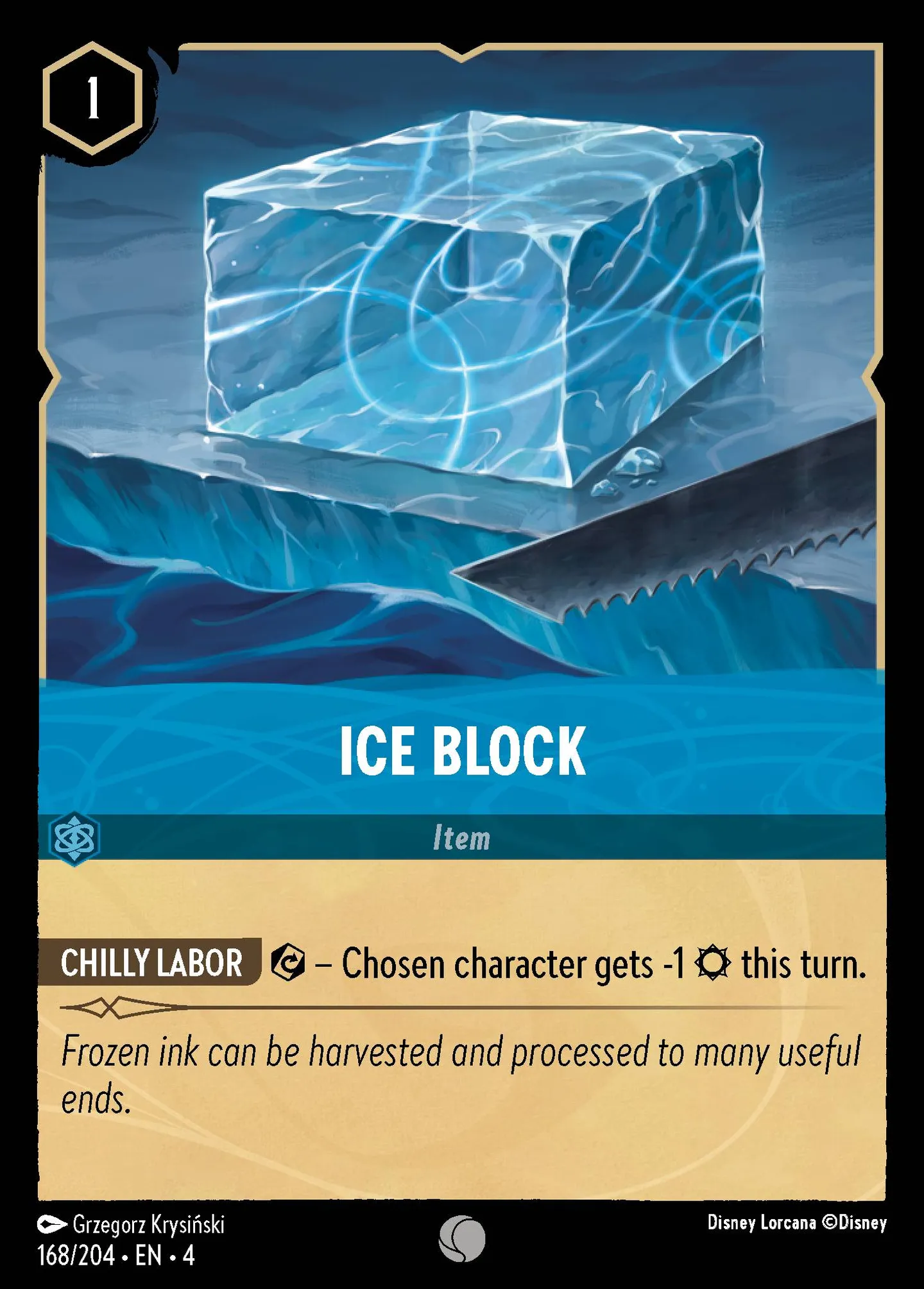 Ice Block — Ursula's Return — Lorcana