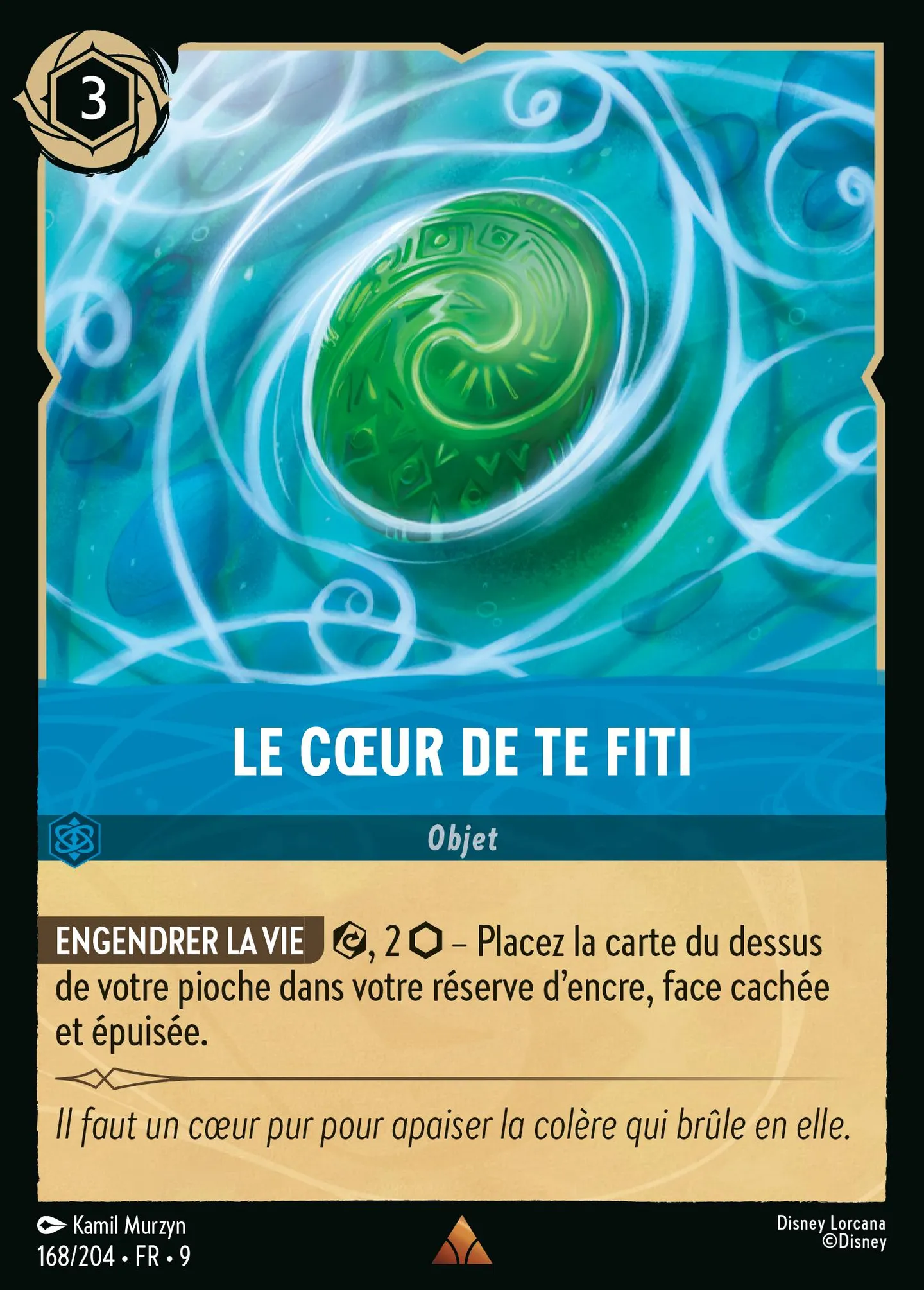 Le Cœur de Te Fiti — Fabled — Lorcana