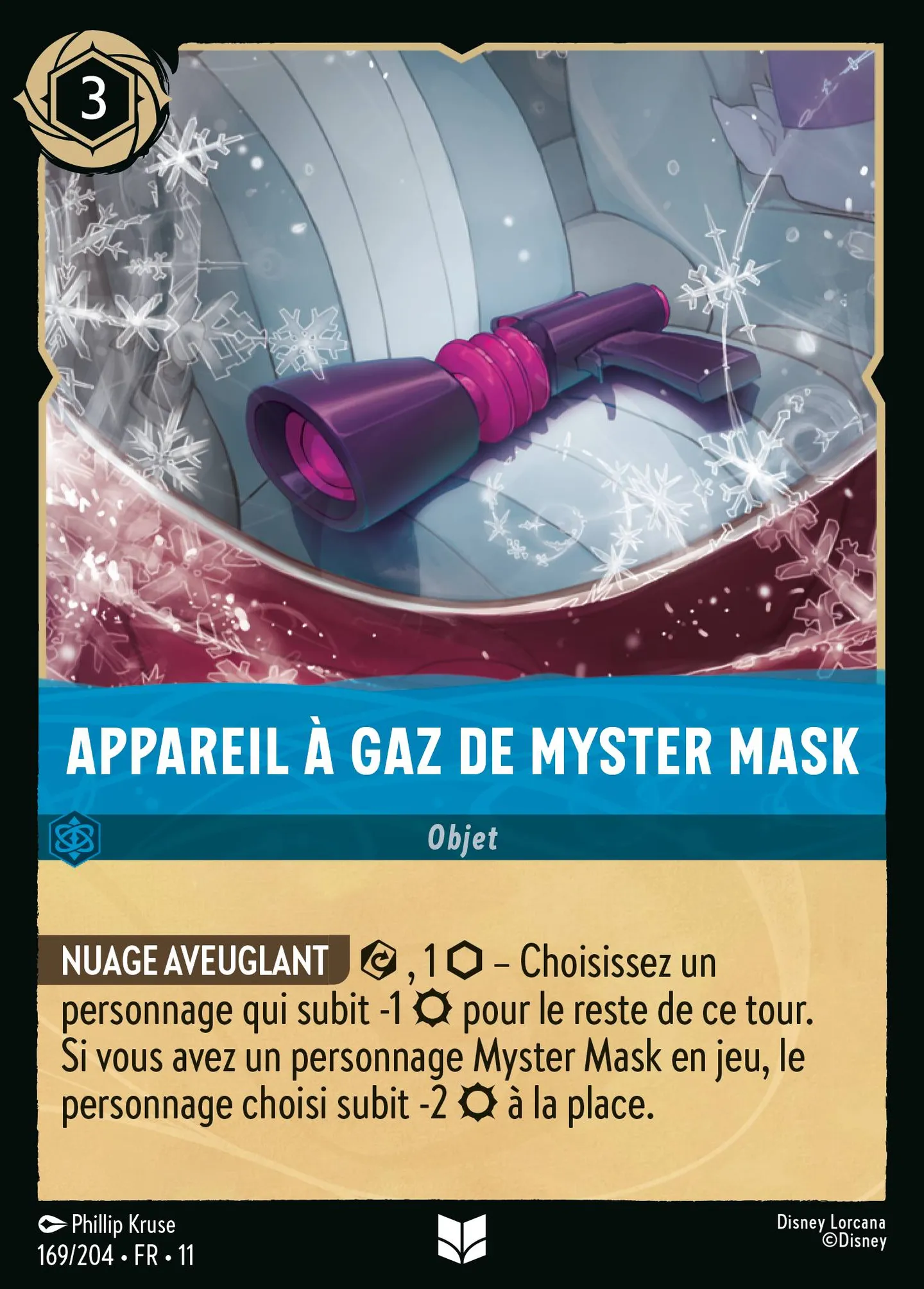 Appareil à gaz de Myster Mask — Winterspell — Lorcana