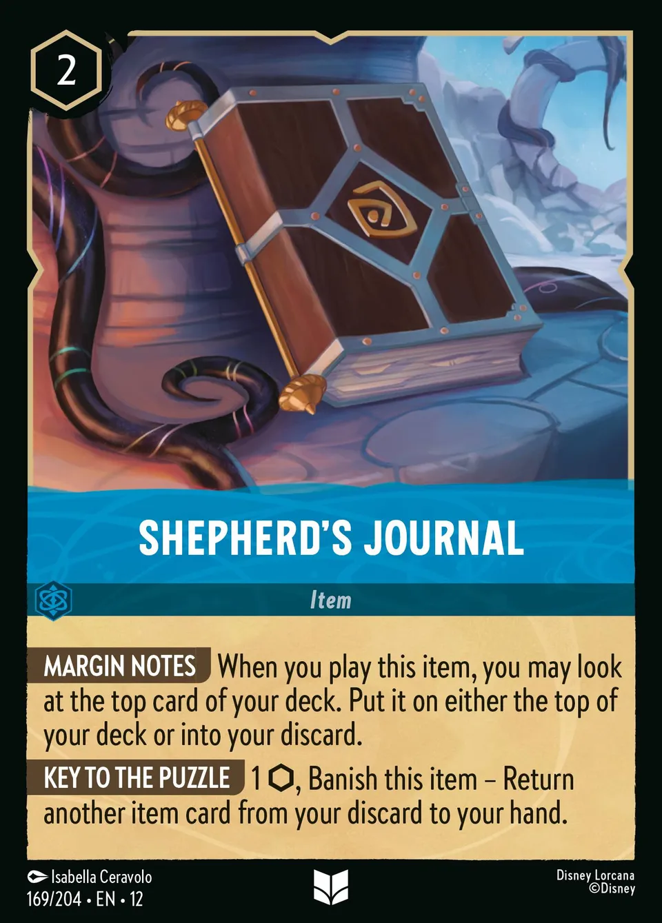 Shepherd's Journal from Wilds Unknown - Lorcana