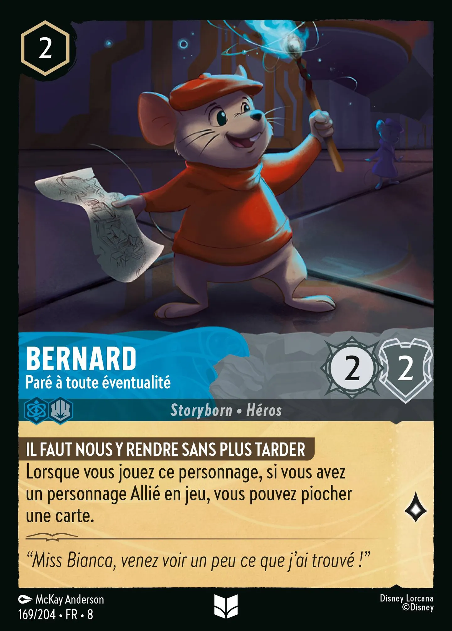 Bernard - Paré à toute éventualité — The Reign of Jafar — Lorcana