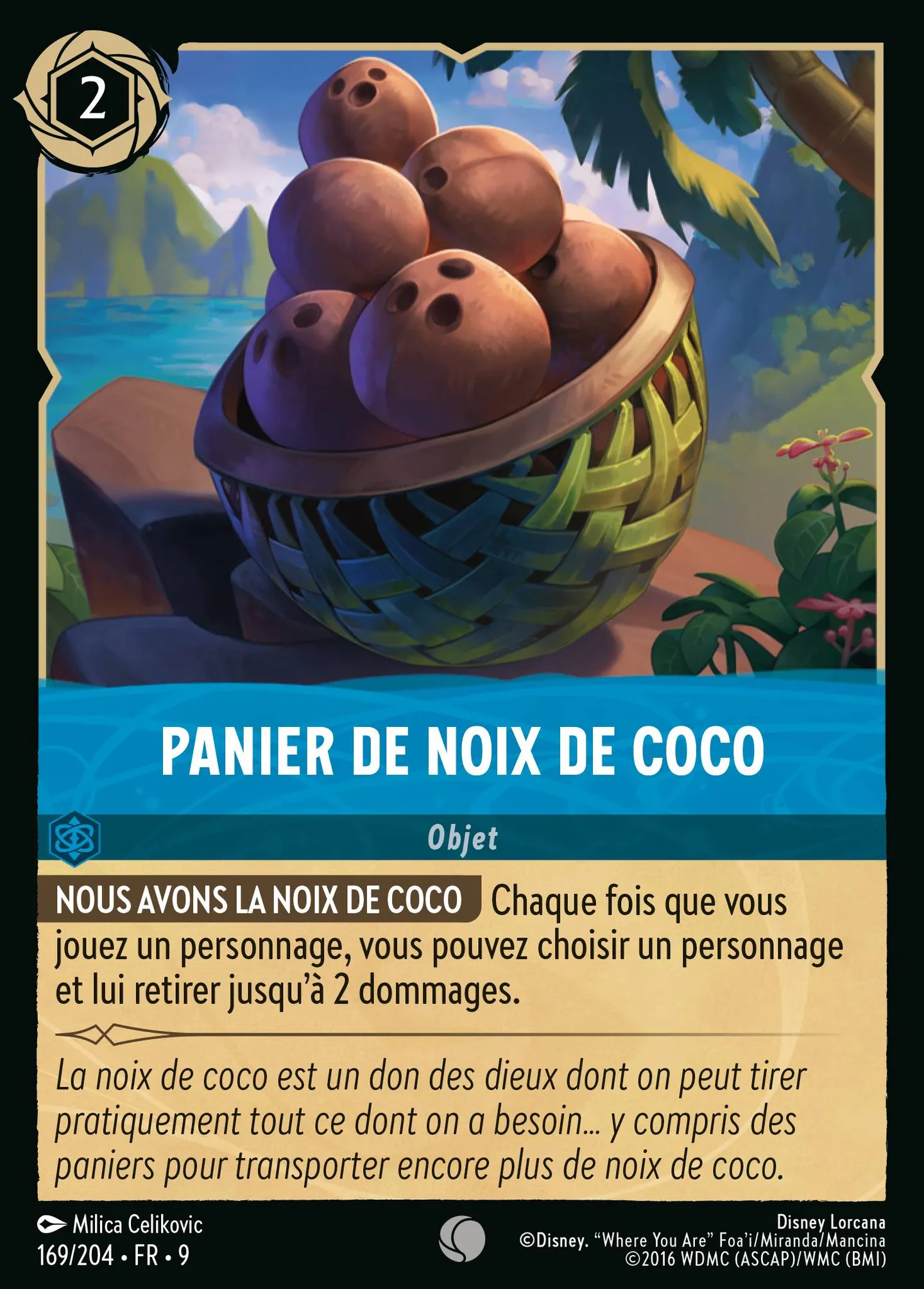 Panier de Noix de Coco — Fabled — Lorcana
