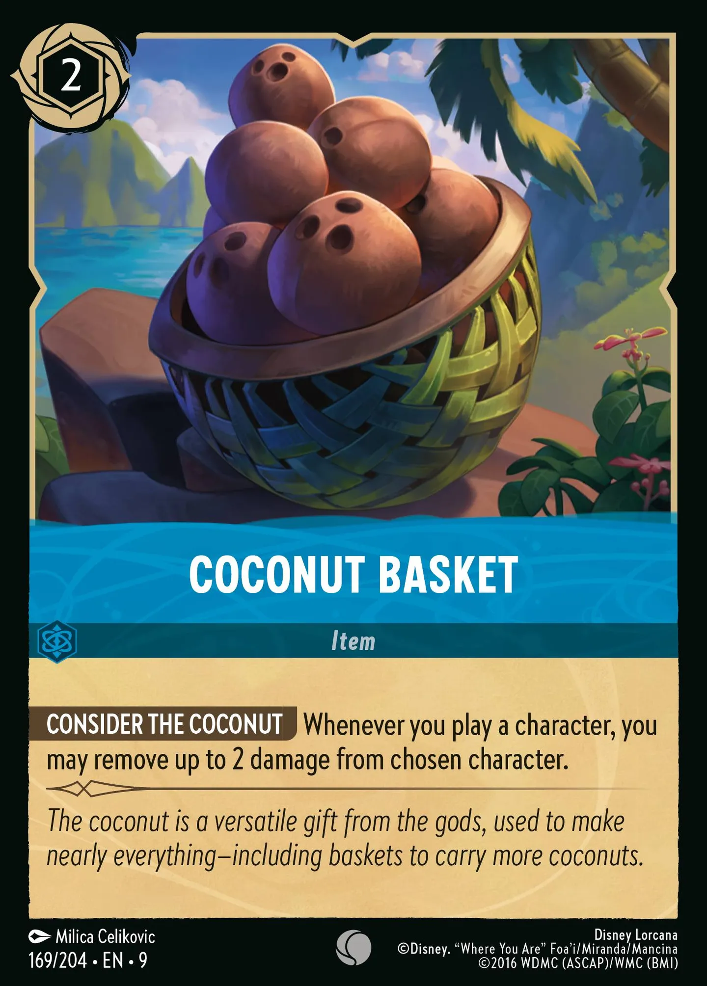 Panier de Noix de Coco — Fabled — Lorcana