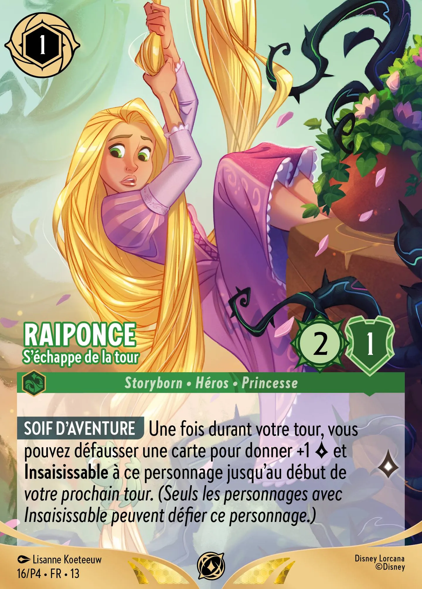 Raiponce - S'échappe de la tour — Promos - Year 4 — Lorcana