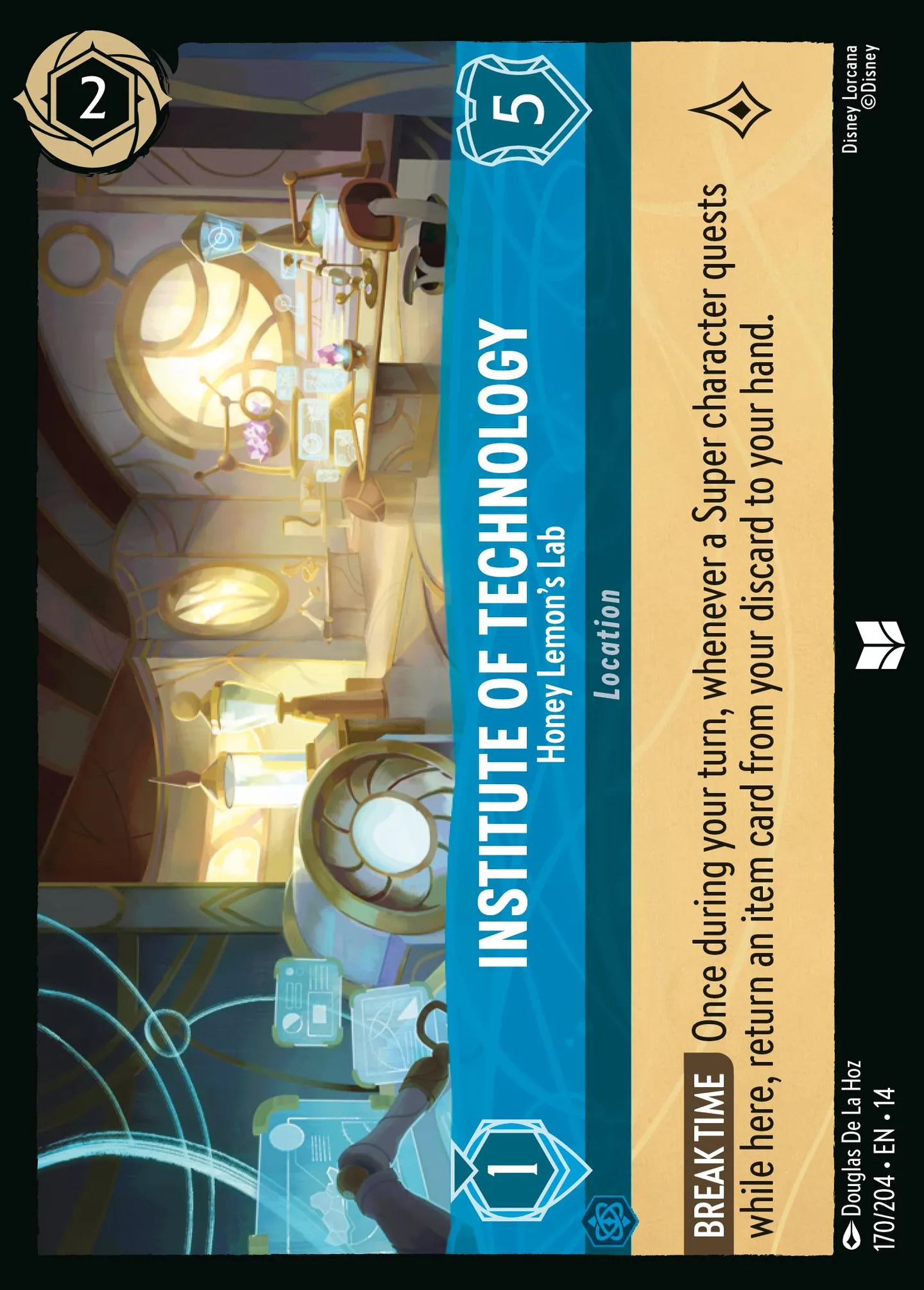 Institute of Technology - Honey Lemon's Lab — Hyperia City — Lorcana