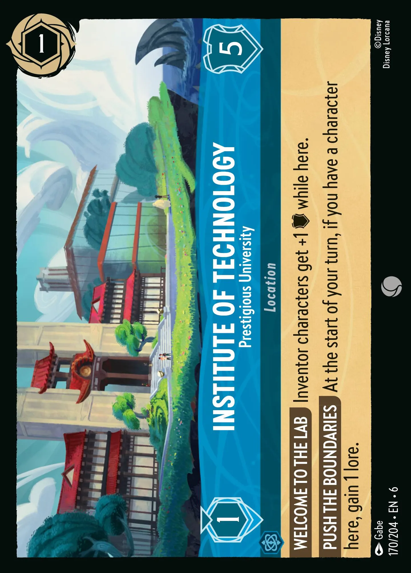 Institute of Technology - Prestigious University — Azurite Sea — Lorcana