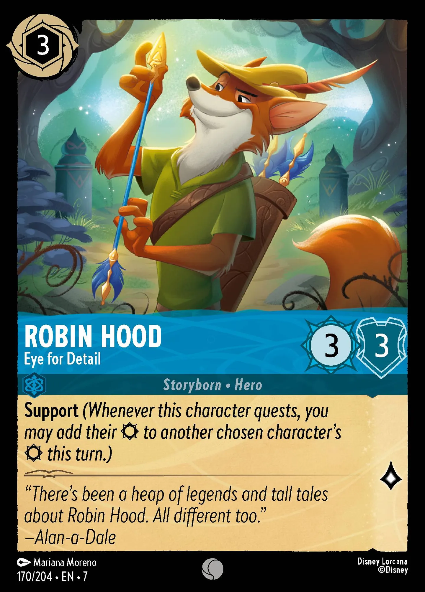 Robin Hood - Eye for Detail — Archazia's Island — Lorcana