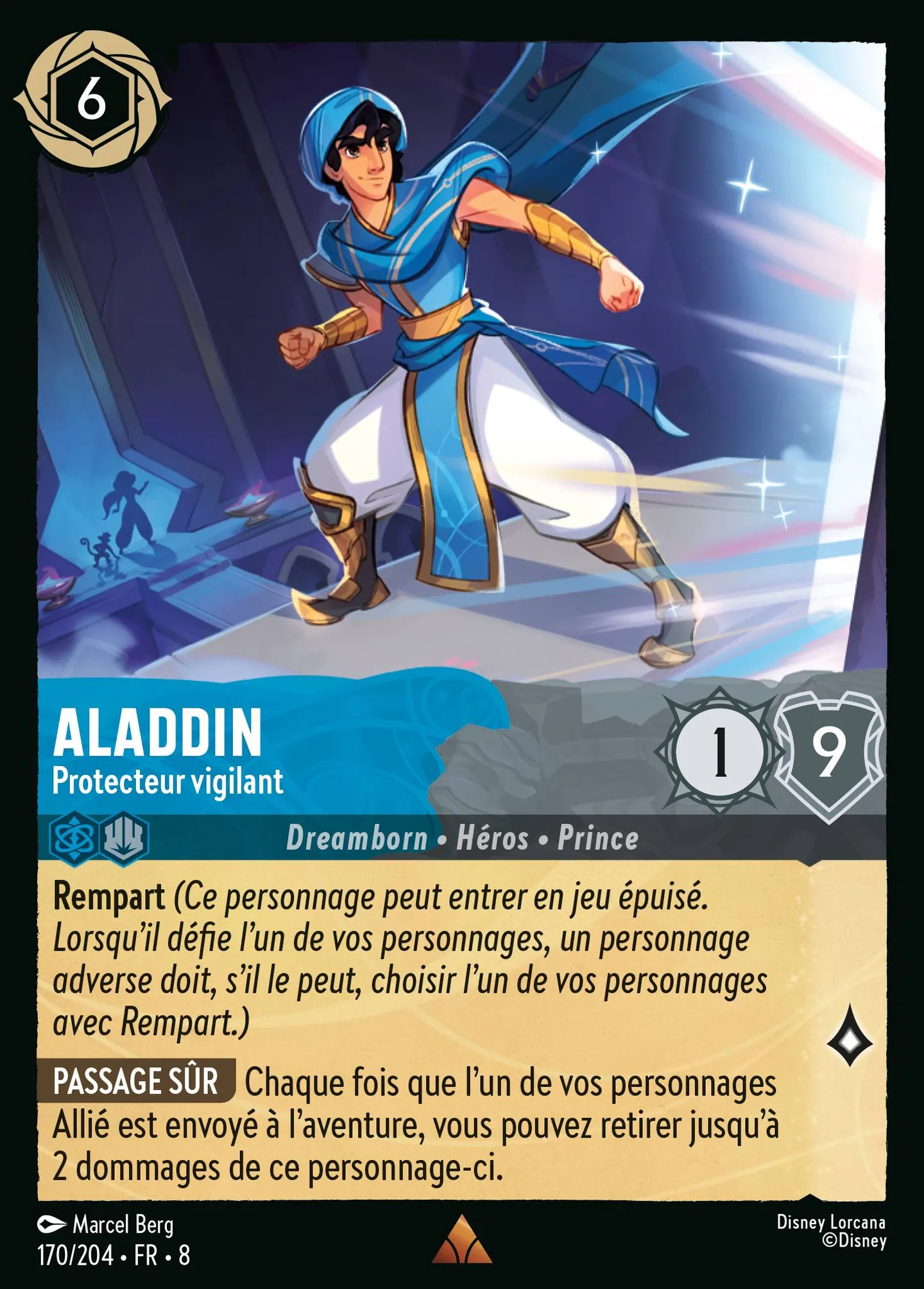 Aladdin - Protecteur vigilant — The Reign of Jafar — Lorcana