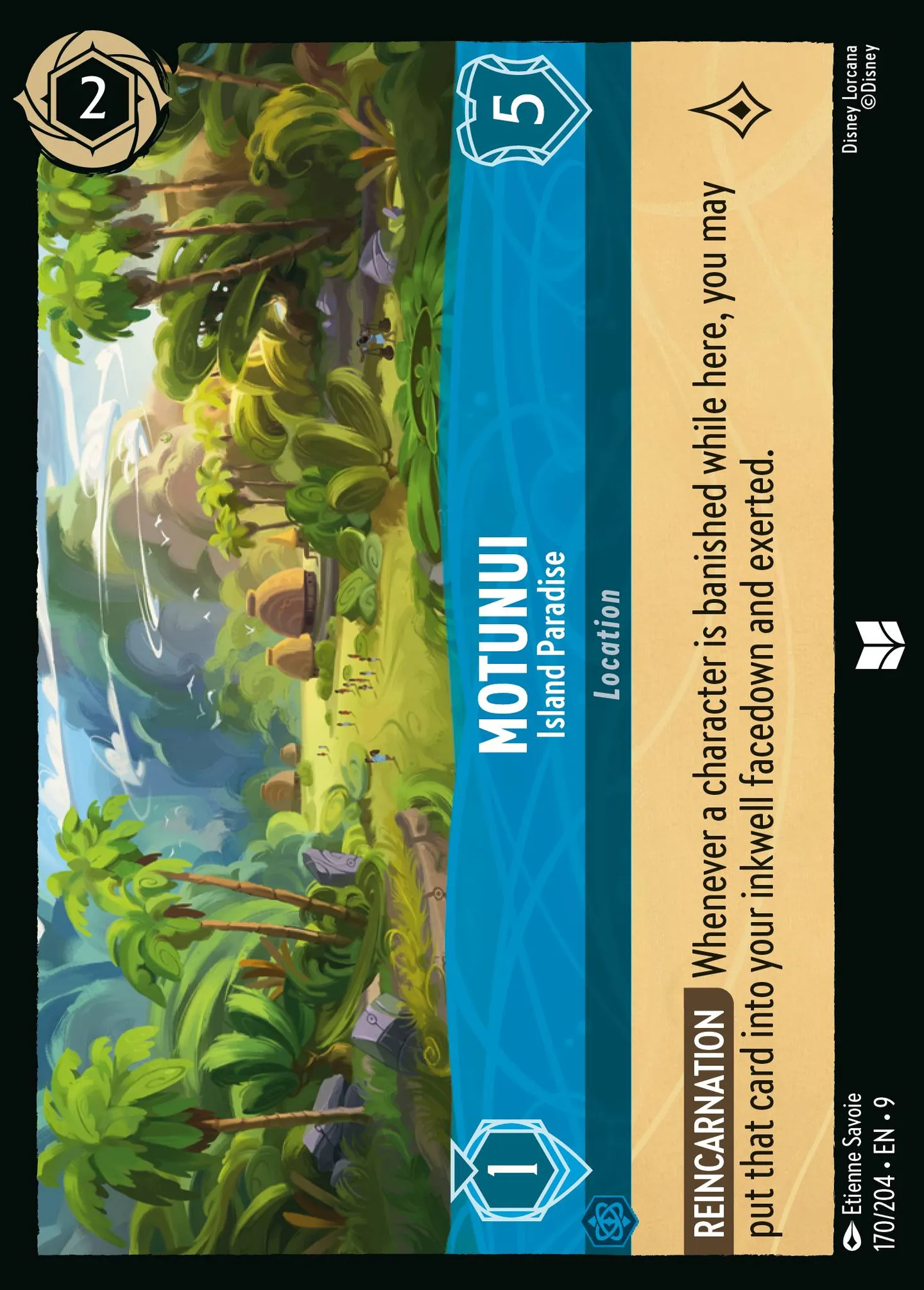 Motunui - Island Paradise — Fabled — Lorcana