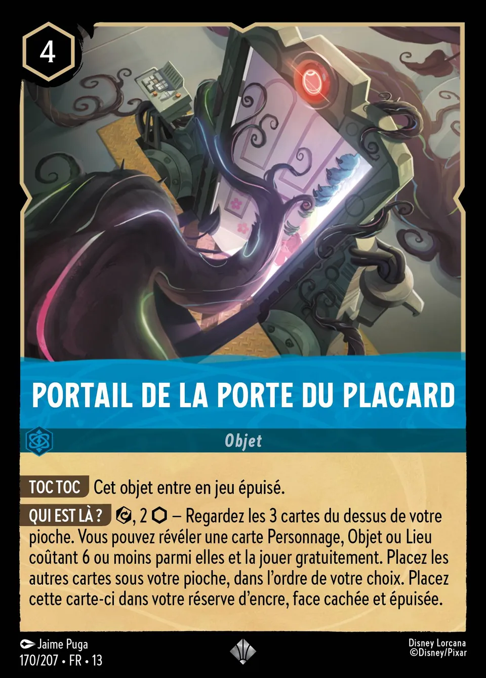 Portail de la Porte du placard from Attack of the Vine! - Lorcana