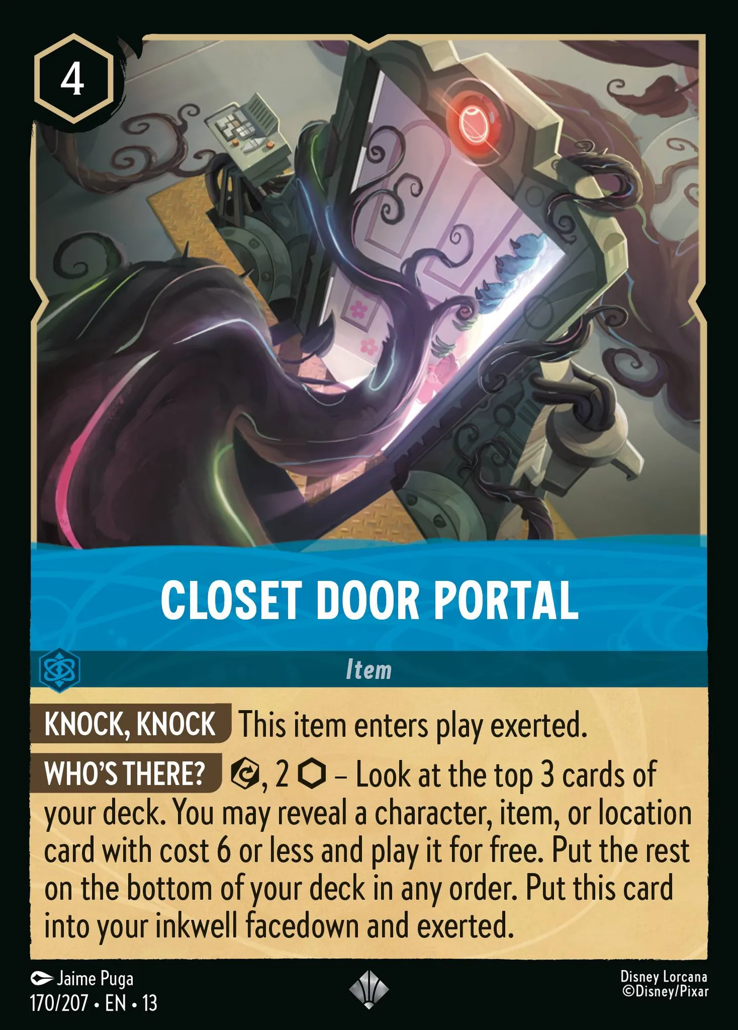 Closet Door Portal — Attack of the Vine! — Lorcana